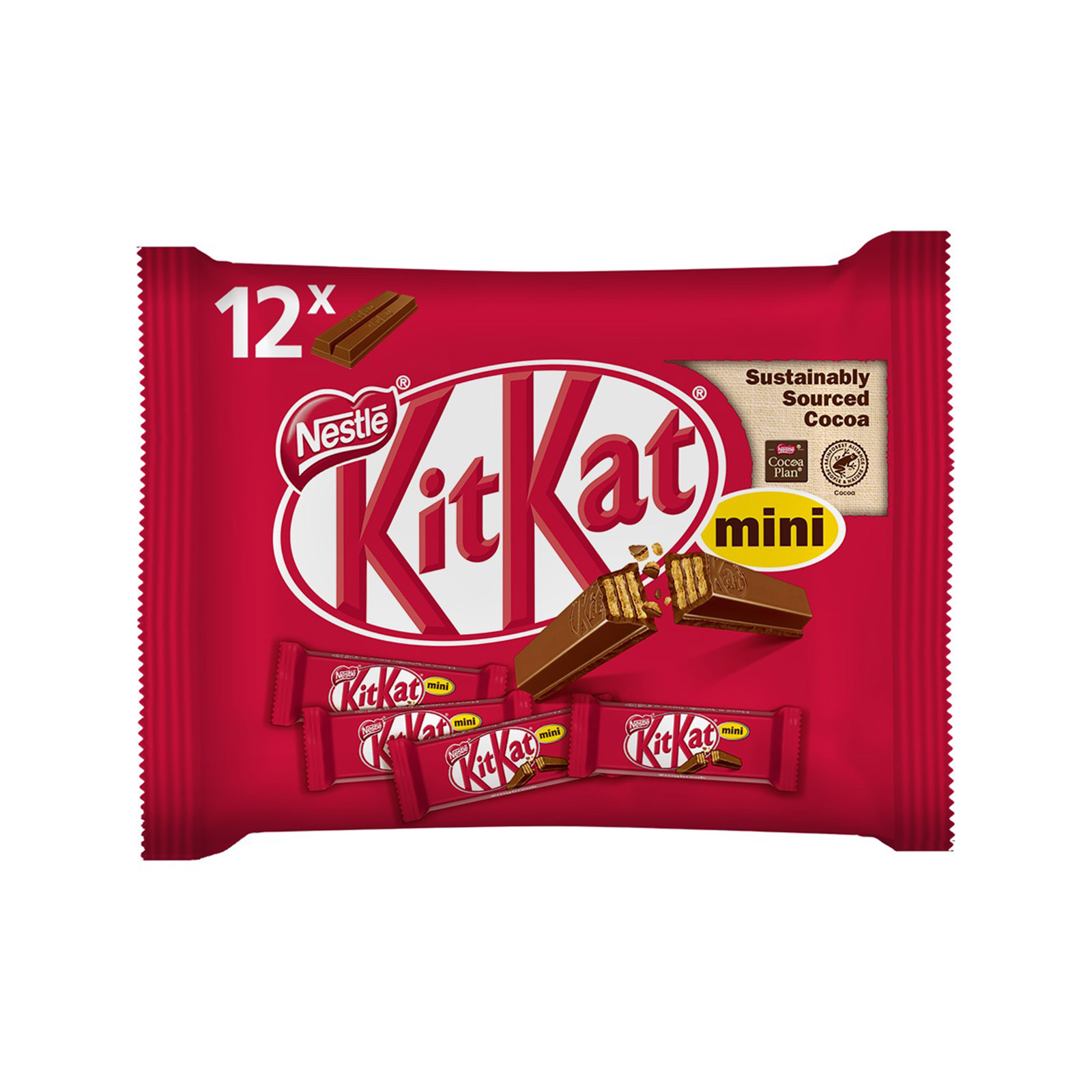 KitKat Mini γκοφρετάκια με επικάλυψη σοκολάτας γάλακτος 200g εικόνα 1