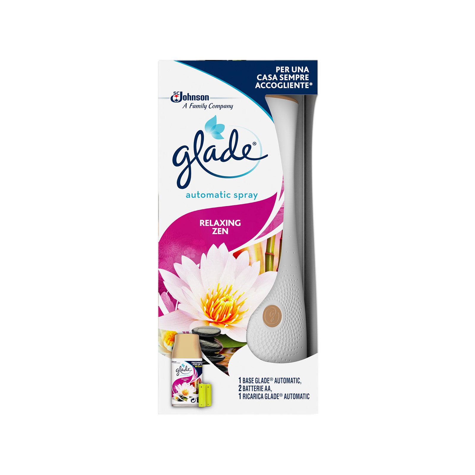 Glade Automatic Spray αποσμητικό χώρου relaxing zen 269ml εικόνα 1