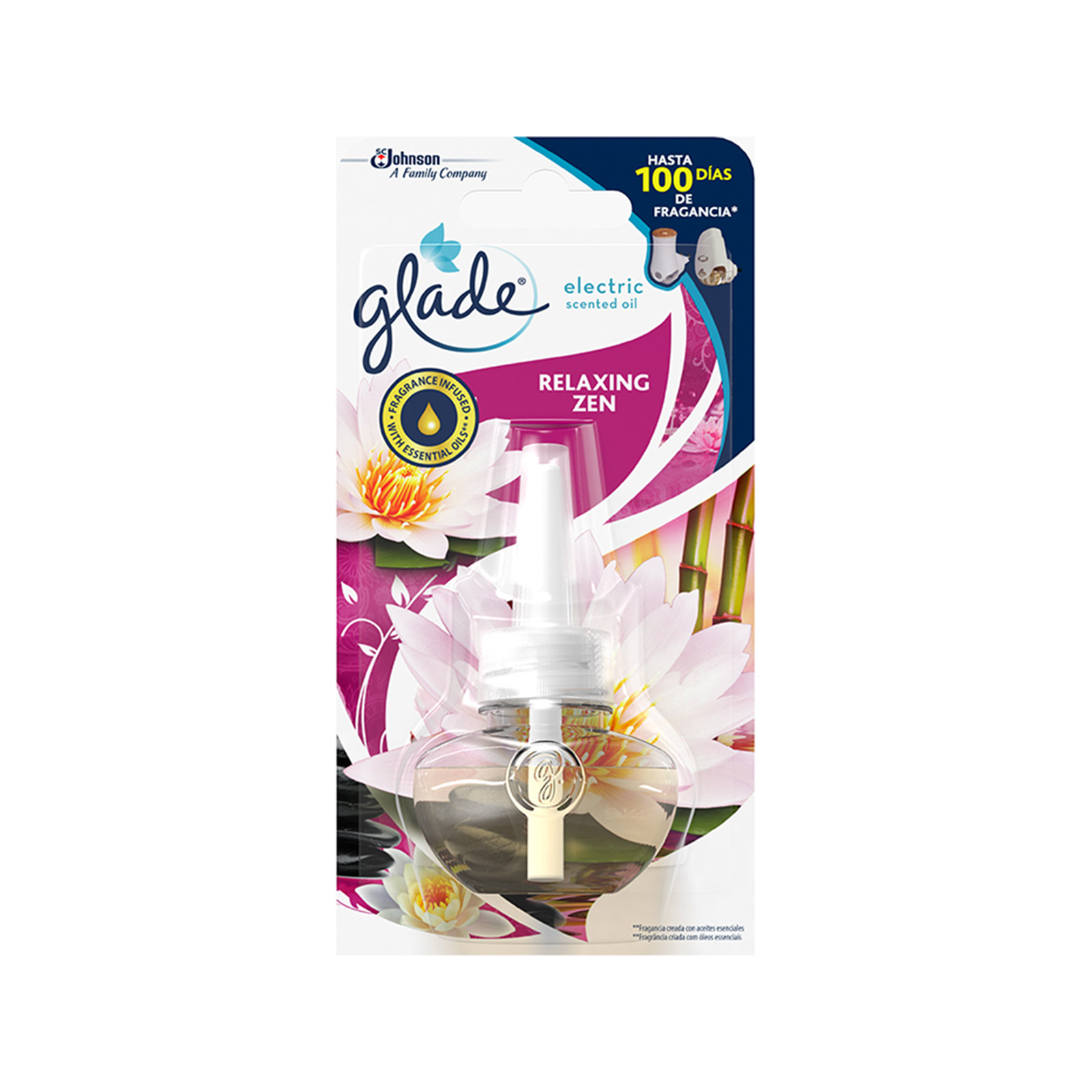 Glade Electric Scented Oil ανταλλακτικό αποσμητικού χώρου έλαιο relaxing zen 20ml εικόνα 1