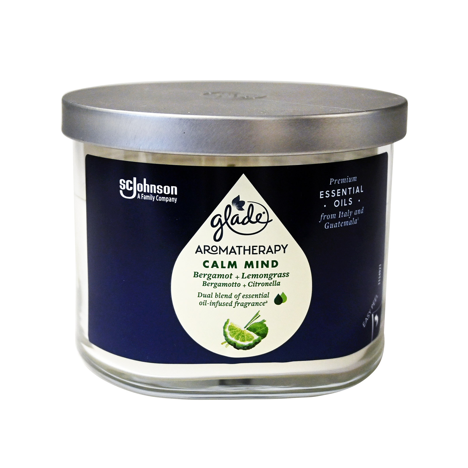 Glade Aromatherapy scented candle with lid Calm Mind 260g image 1