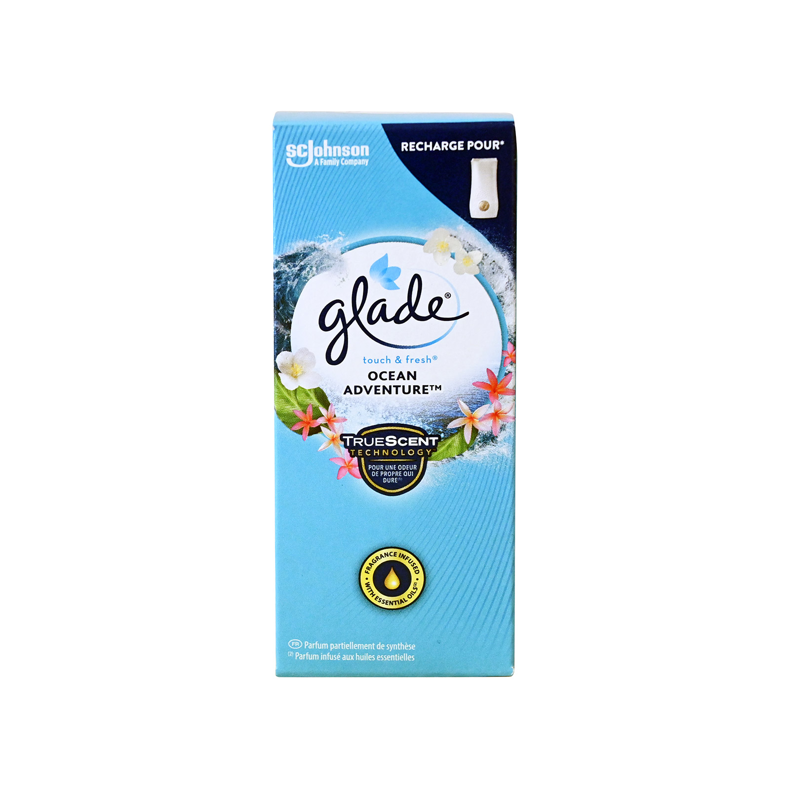 Glade True Scents ανταλλακτικό αποσμητικό χώρου ocean adventure 10ml εικόνα 1