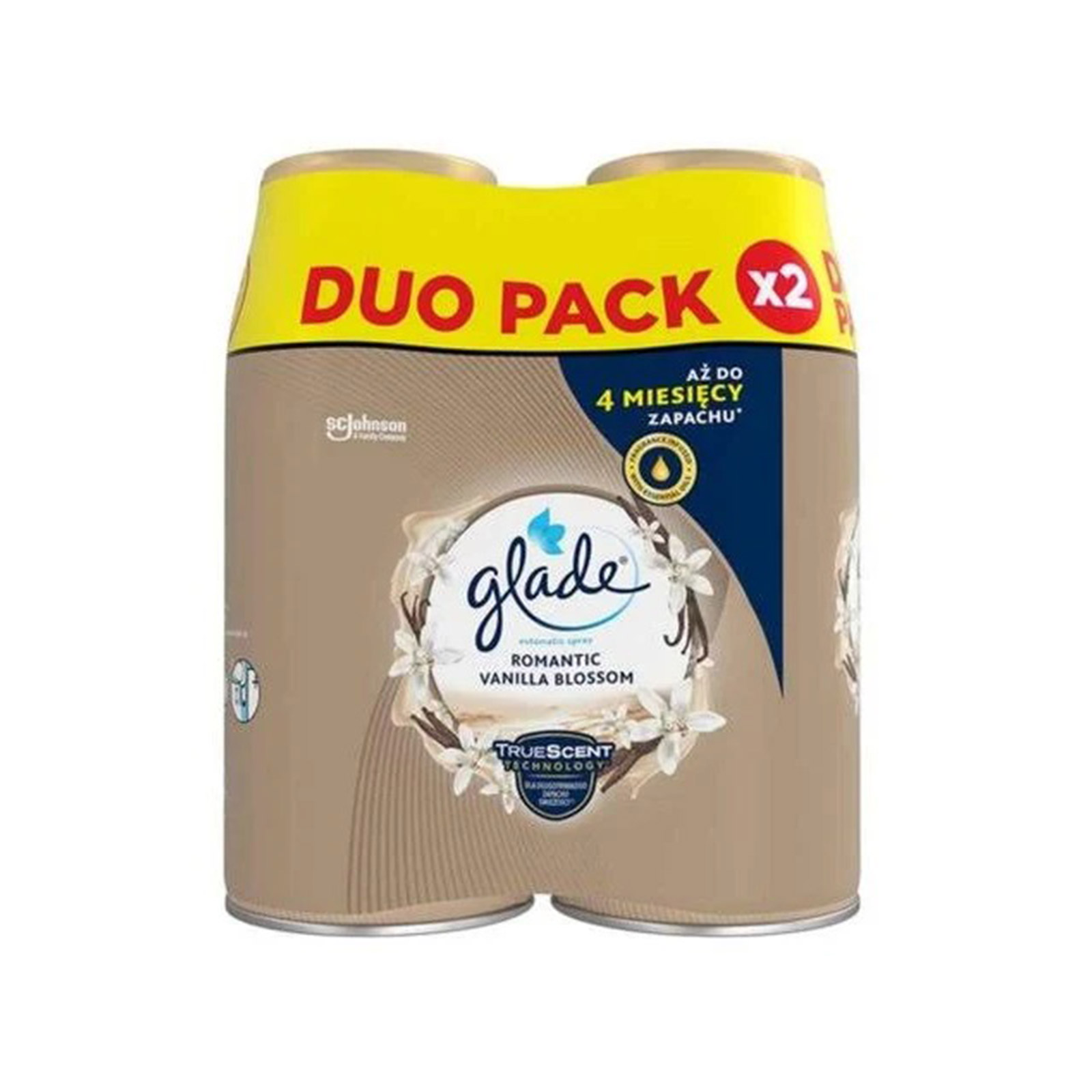 Glade αρωματικό χώρου spray romantic vanilla blossom 2x269ml εικόνα 1