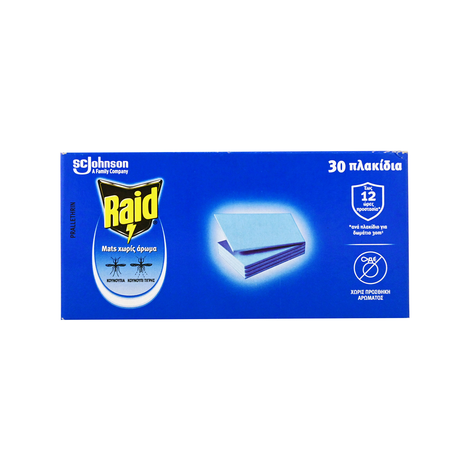 Raid Mat ταμπλέτες εντομοαπωθητικές 30τεμ εικόνα 1