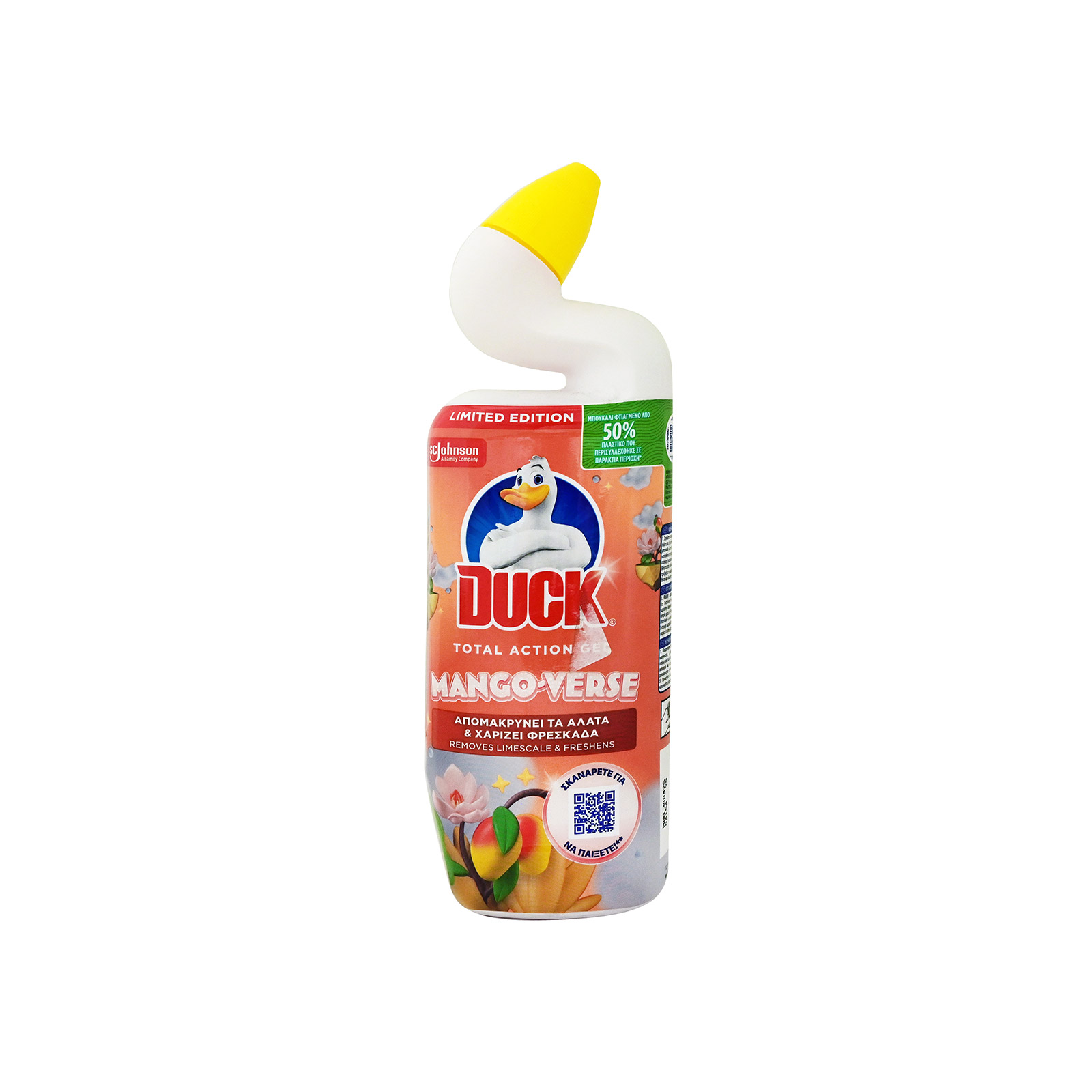 Duck Total action καθαριστικό λεκάνης τουαλέτας mango - verse 750ml εικόνα 1