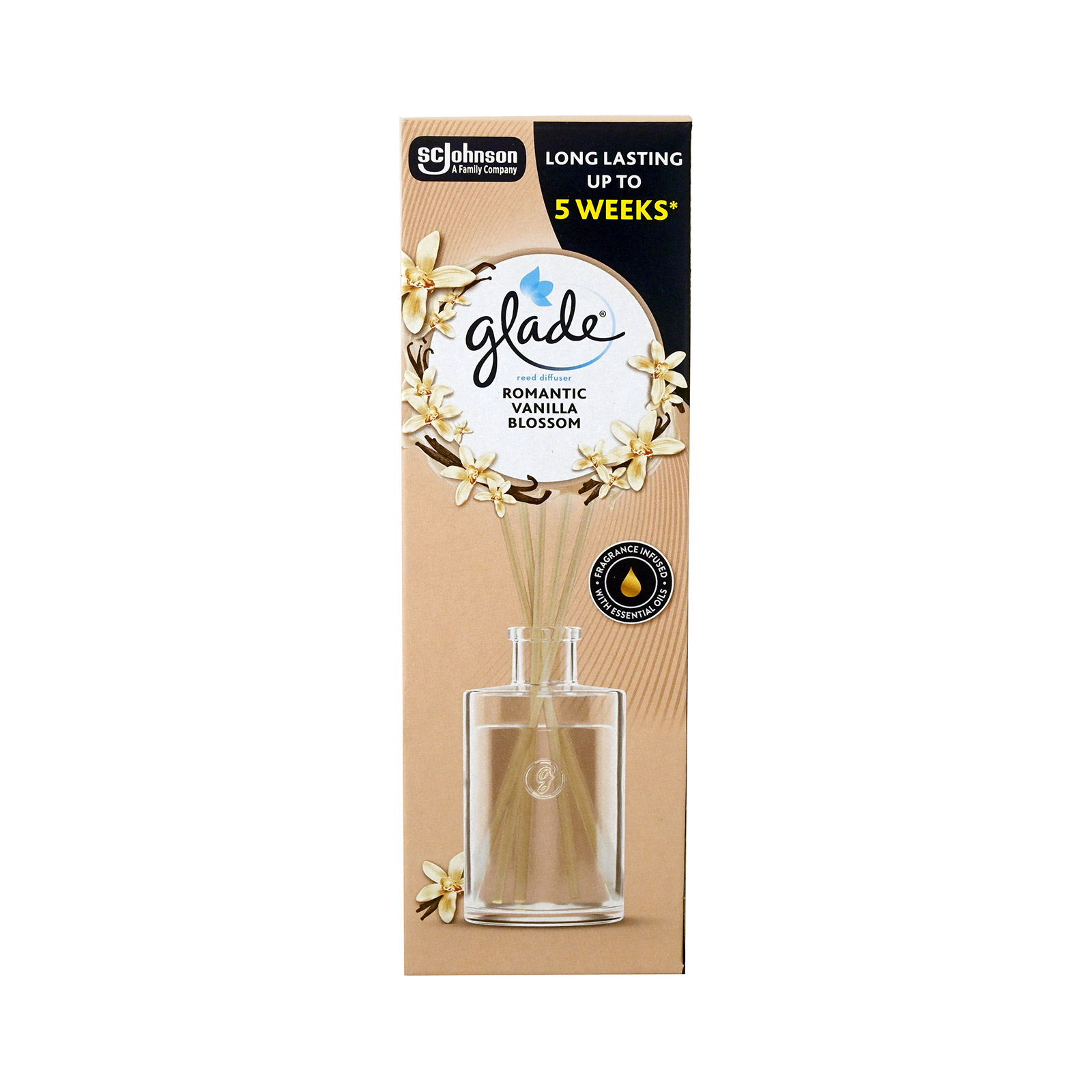Glade αποσμητικό χώρου diffuser romantic vanilla blossom 50ml εικόνα 1