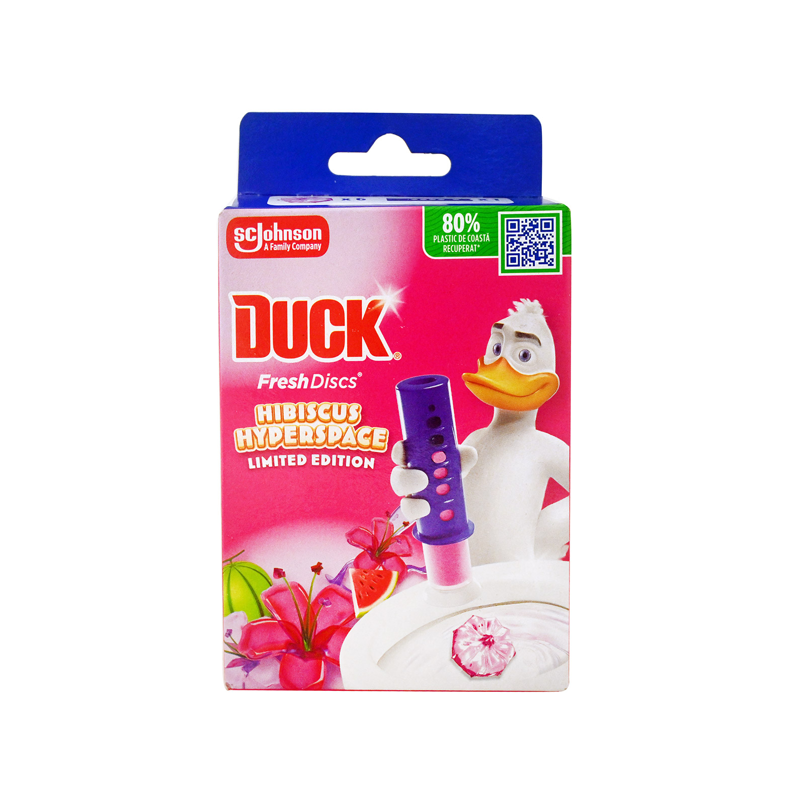 Duck Fresh discs block wc hibiscus hyperspace 36ml εικόνα 1