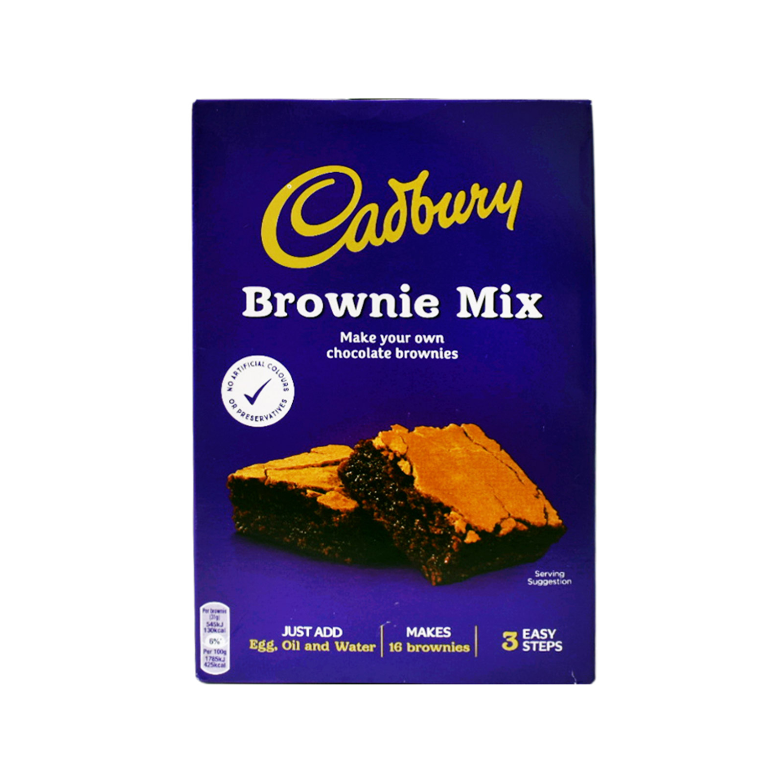 Cadbury μείγμα για brownie σοκολάτας 350g εικόνα 1