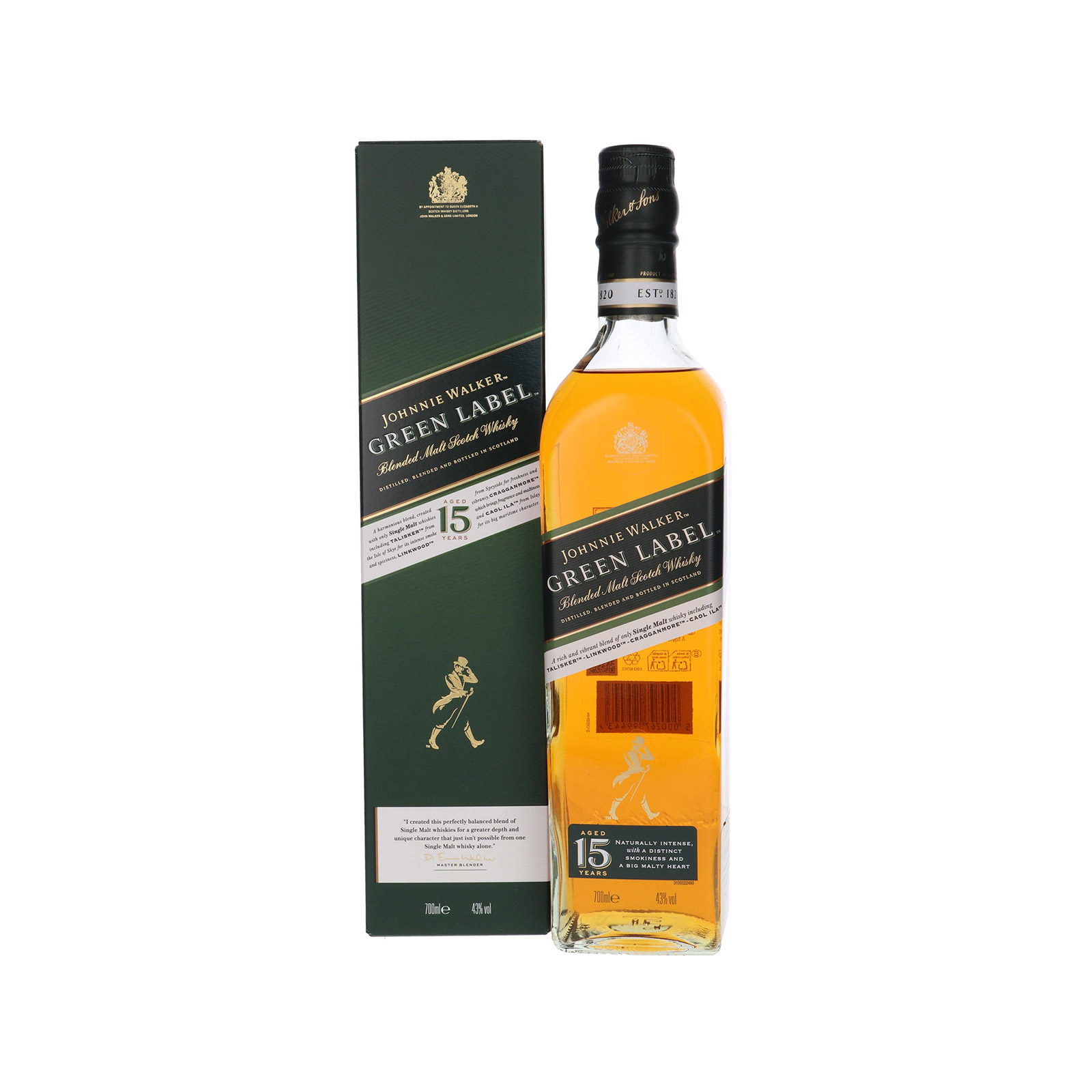 Johnnie Walker Green Label ουϊκσι 700ml εικόνα 1