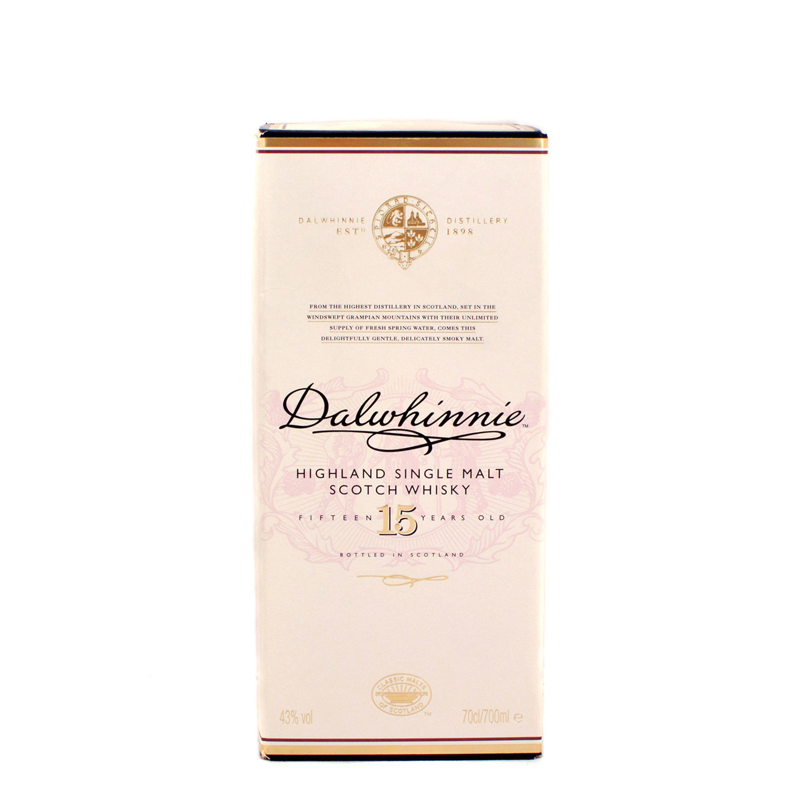 Dalwhinnie ουίσκι malt 15 years 700ml εικόνα 1