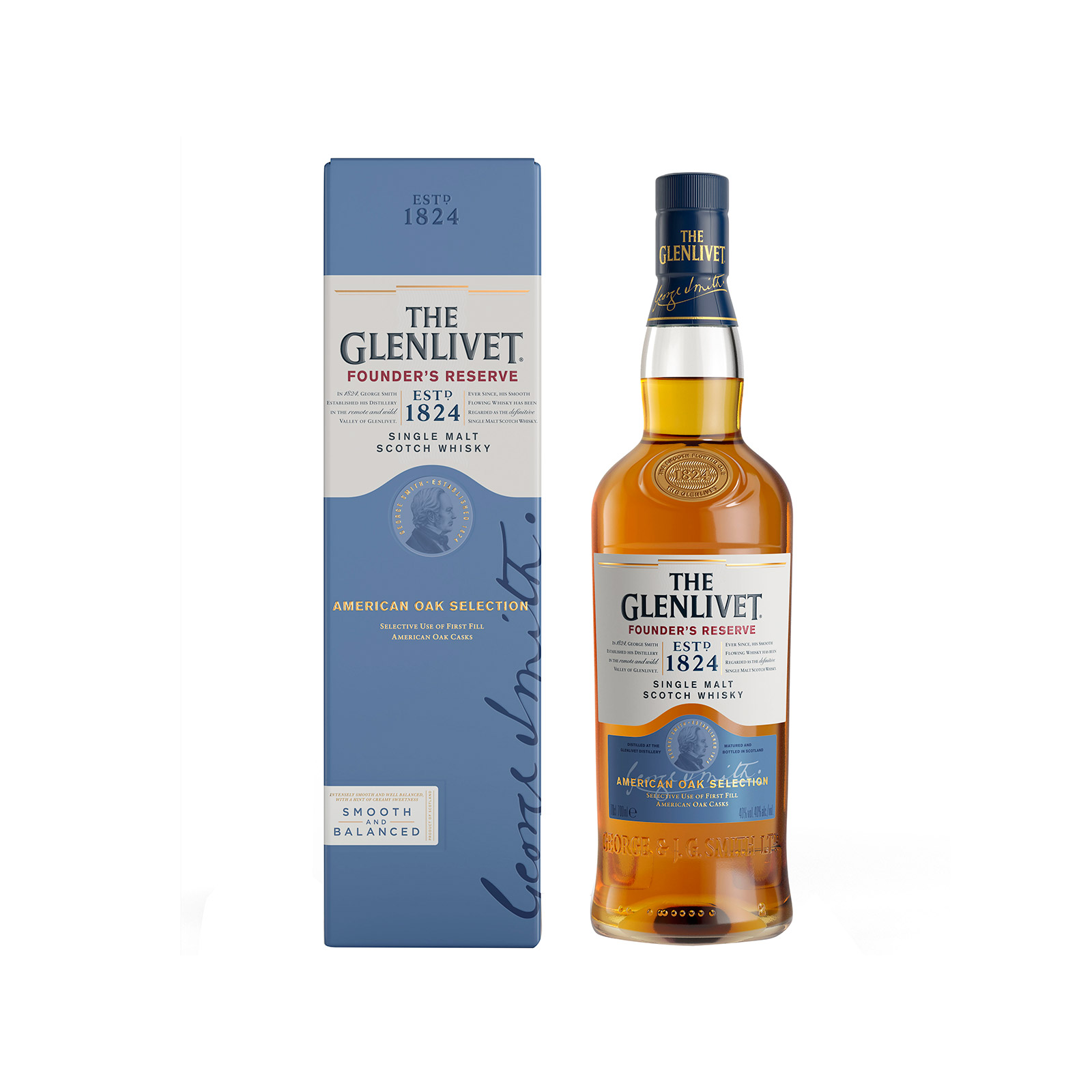 Glenlivet Founder's reserve ουίσκι malt 700ml εικόνα 1