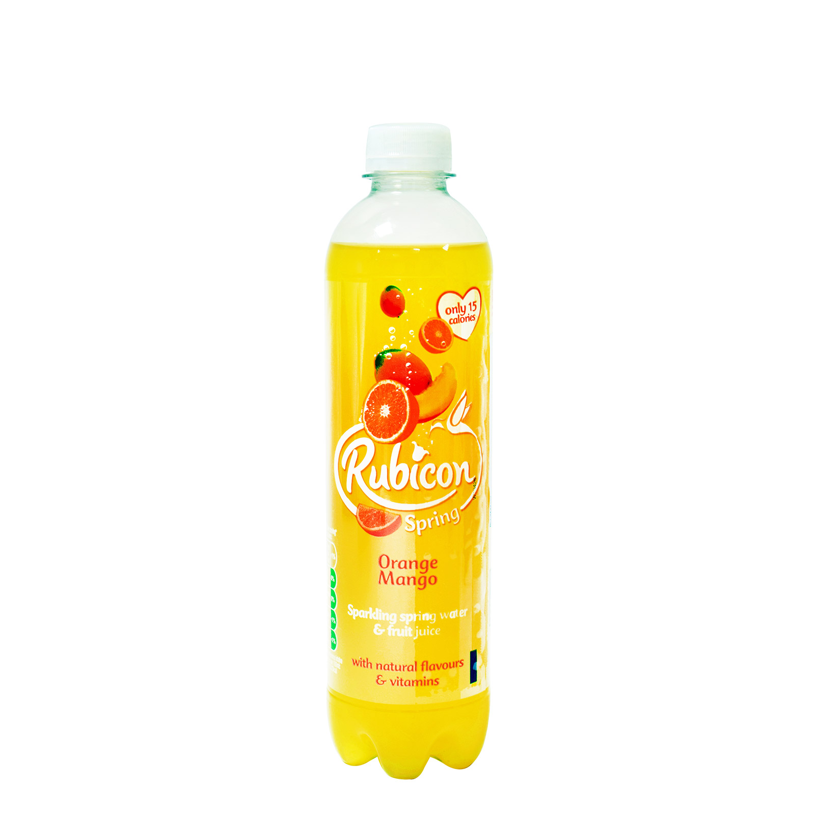 Rubicon Spring ανθρακούχο νερό με γεύση πορτοκαλι - μάνγκο 500ml εικόνα 1