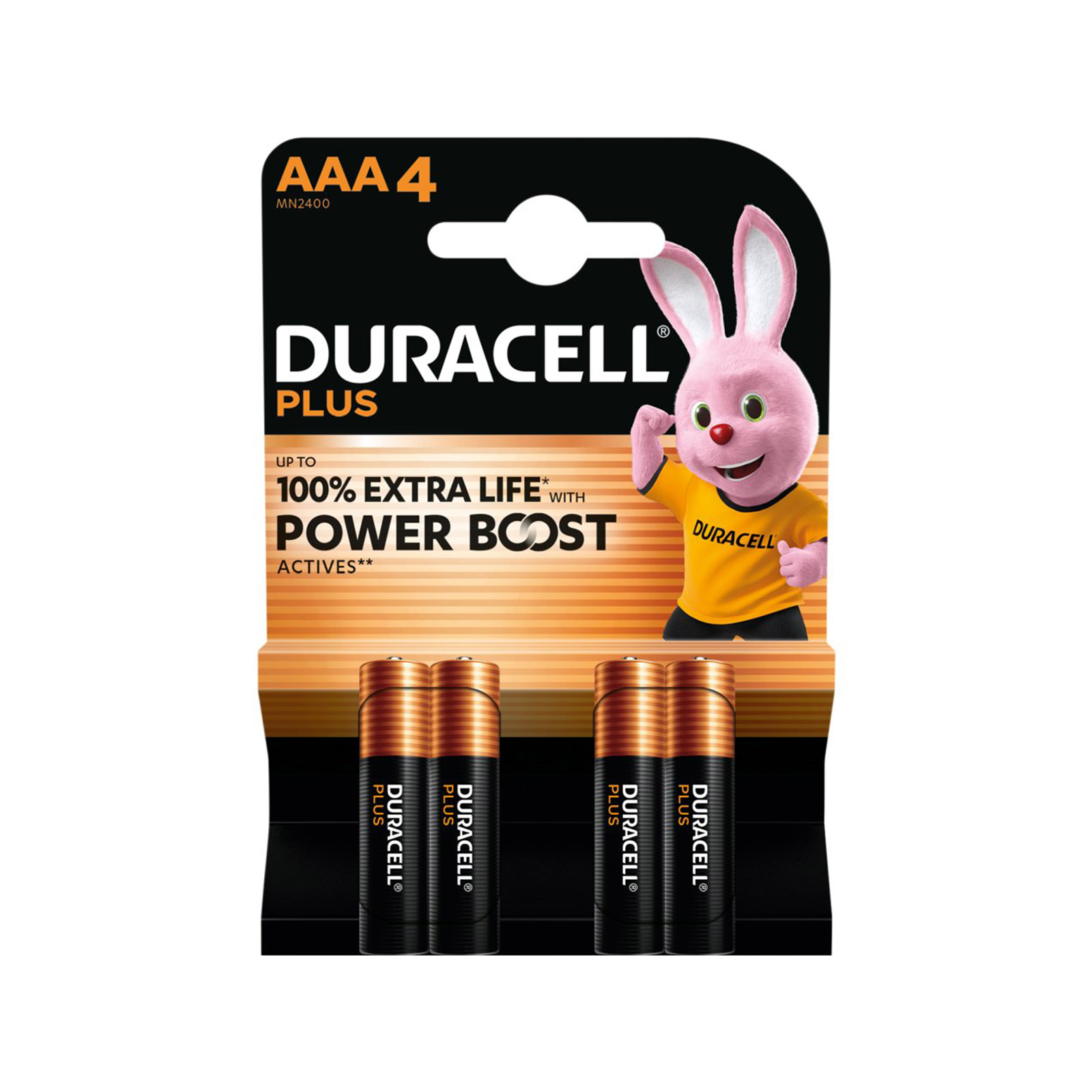 Duracell Power boost μπαταρίες AAA 4τεμ εικόνα 1