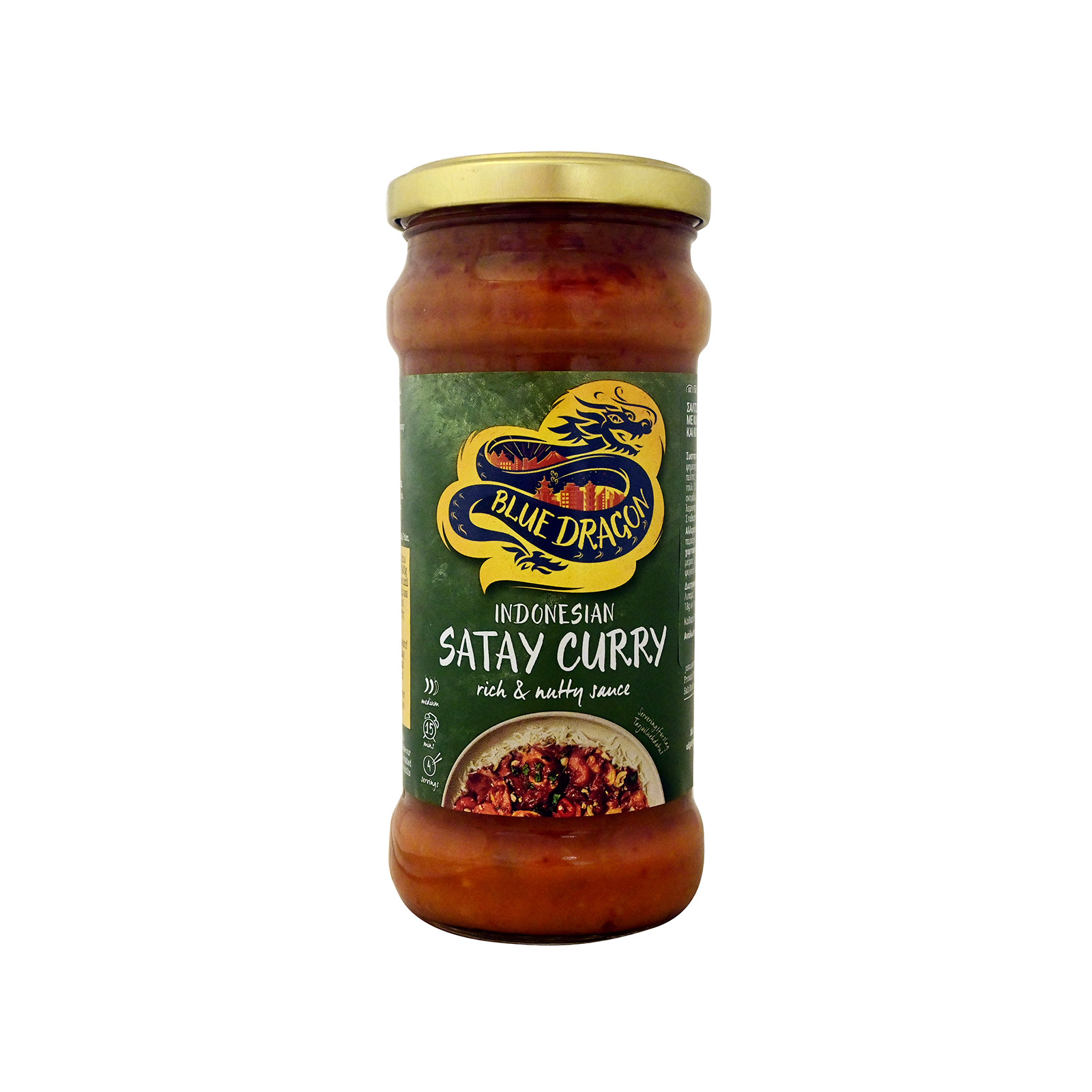 Blue Dragon Indonesian Satay Curry σάλτσα 350g εικόνα 1