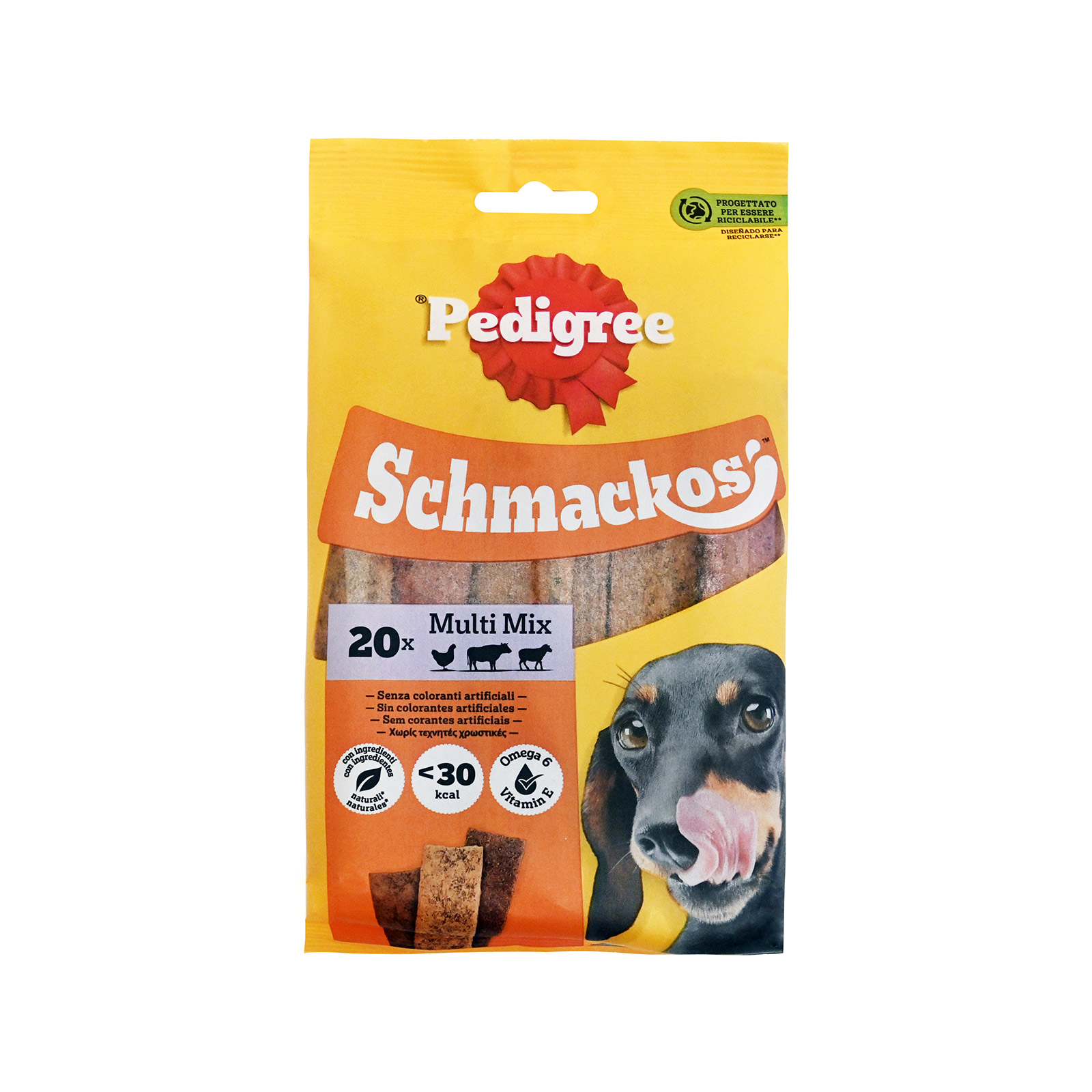 Pedigree Schmackos συμπληρωματική τροφή για σκύλους 20τεμ εικόνα 1