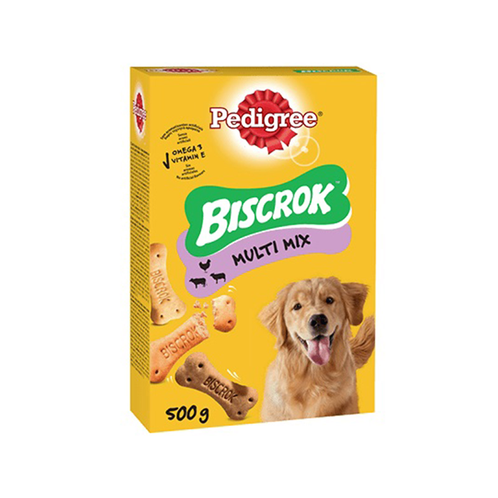 Pedigree Biscrok τροφή σκύλου συμπληρωματική μπισκότα 500g εικόνα 1