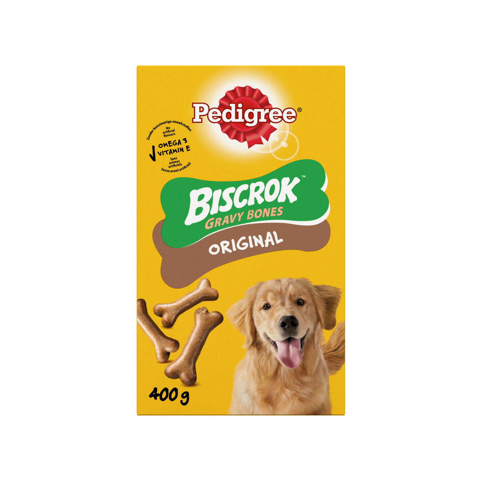 Pedigree Biscrok gravy bones τροφή σκύλου συμπληρωματική original 400g εικόνα 1