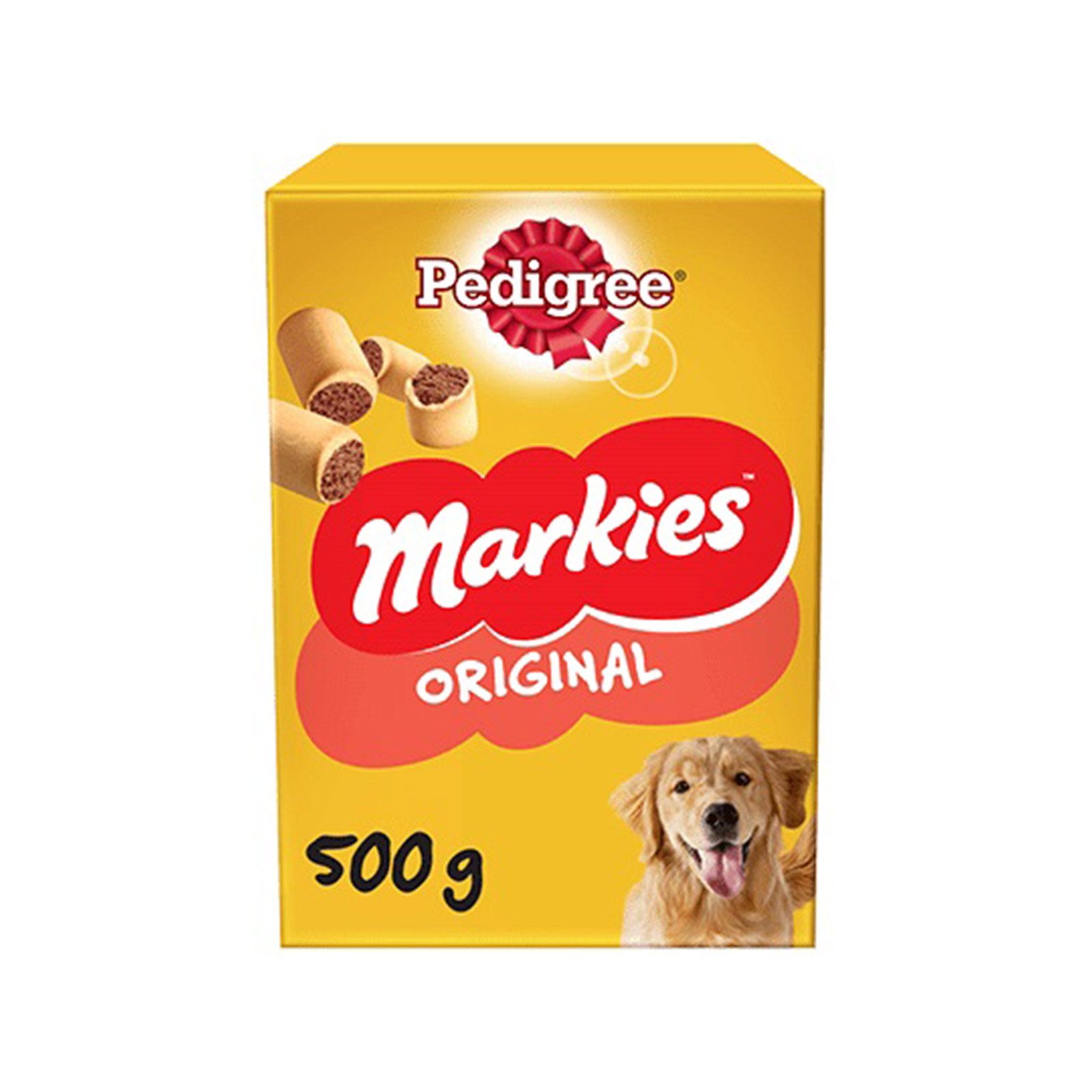 Pedigree Markies τροφή σκύλου συμπληρωματική μπισκότα γεμιστά με μεδούλι 500g εικόνα 1