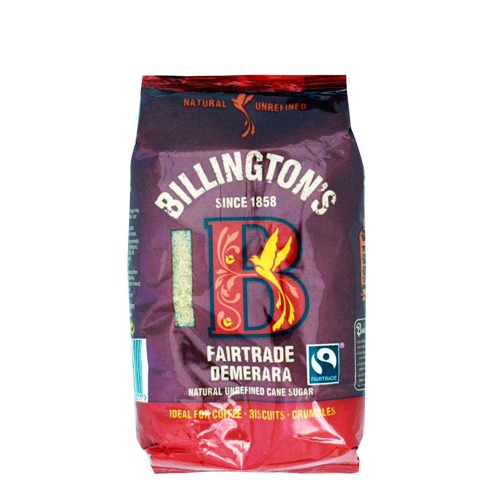 Billington's Demerara ζάχαρη καστανή ακατέργαστη από ζαχαροκάλαμο 500g εικόνα 1