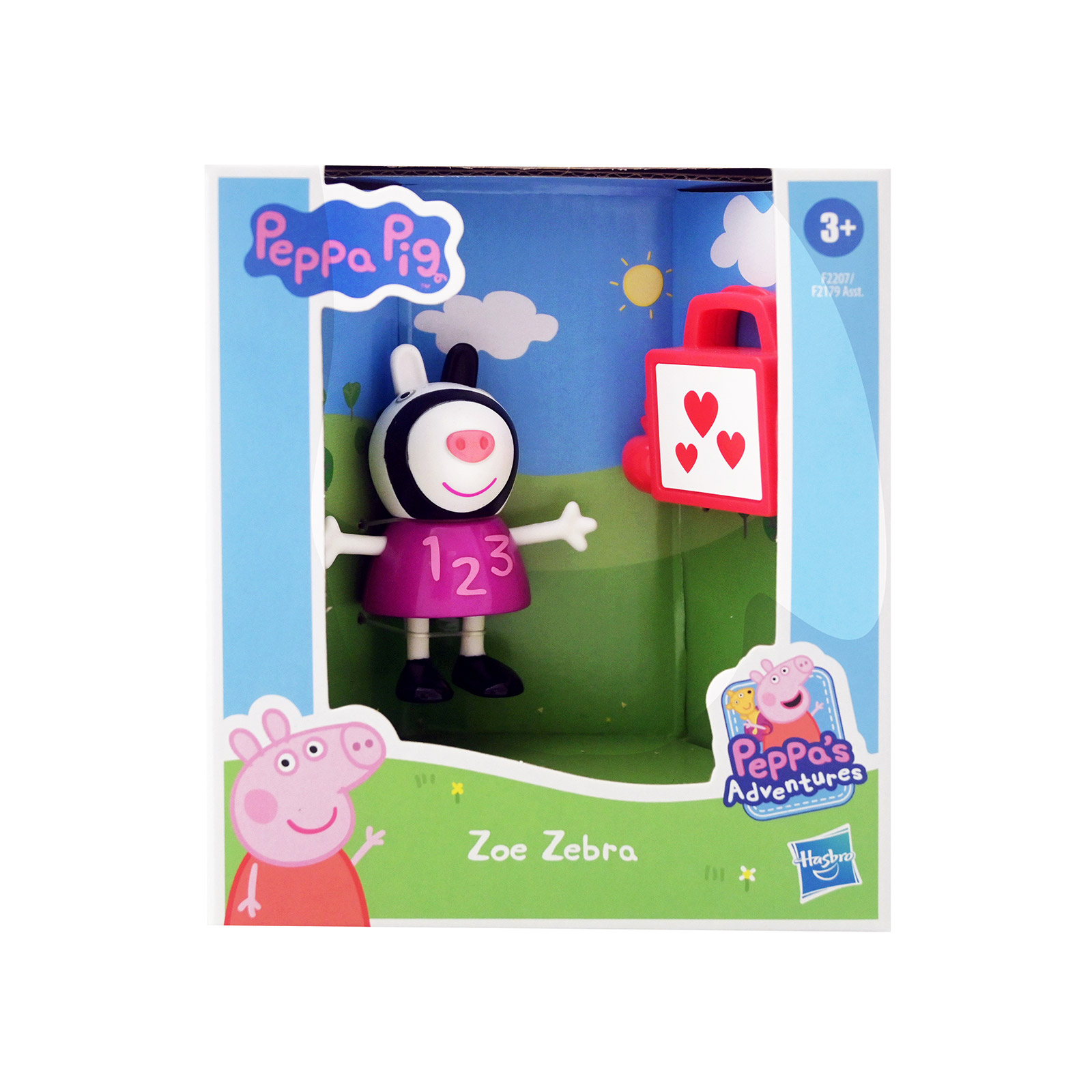 Hasbro Peppa pig zoe zebra παιχνίδι +3 ετών εικόνα 1