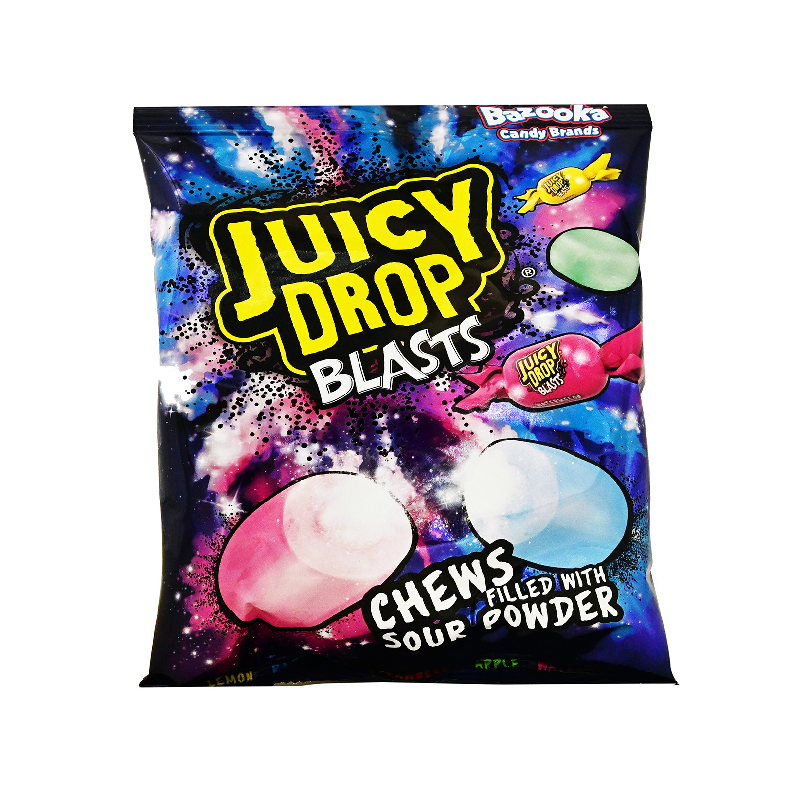 Bazooka Juicy drop blasts candies 120g image 1