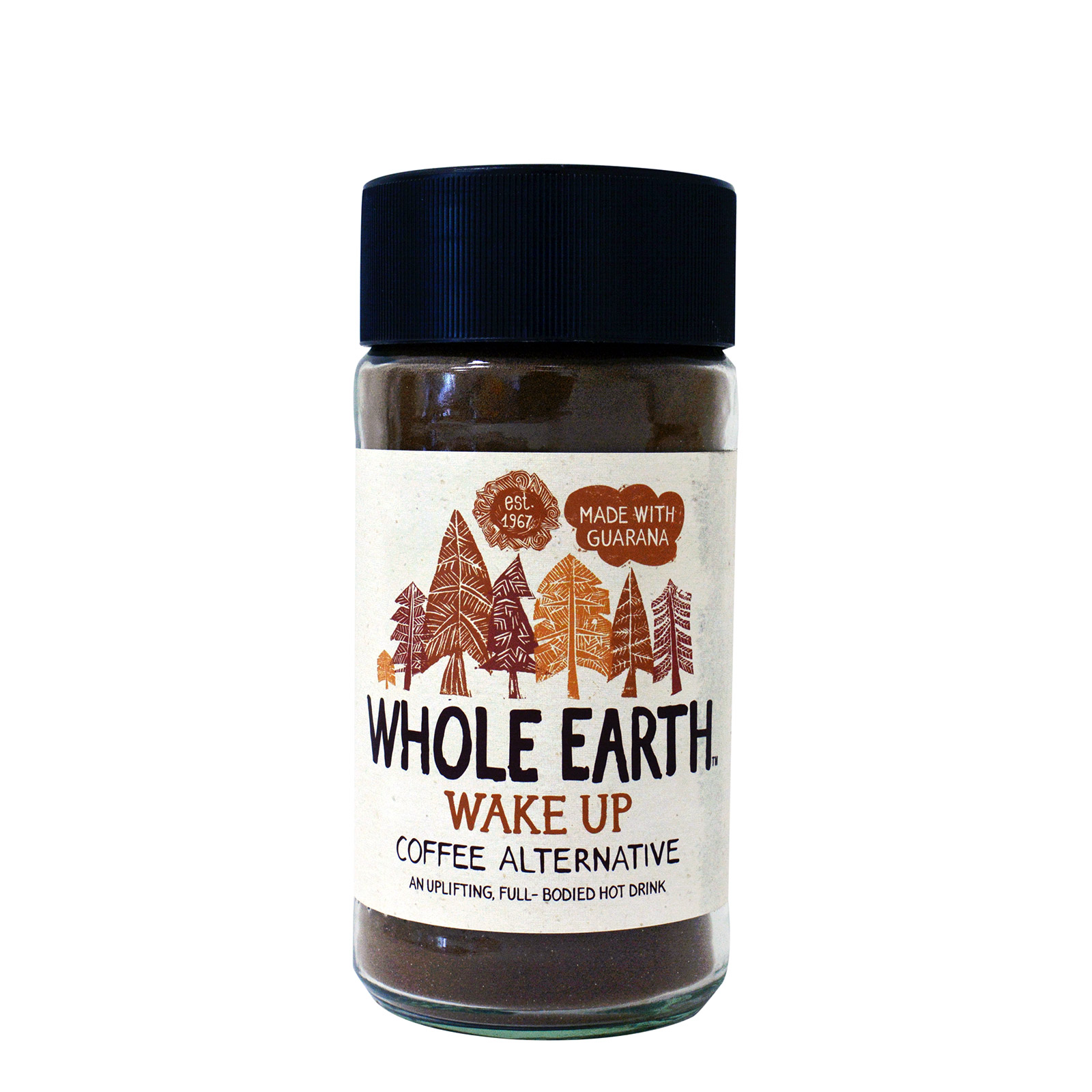 Whole Earth Wake Up coffee substitute in powder with guarana 125g image 1