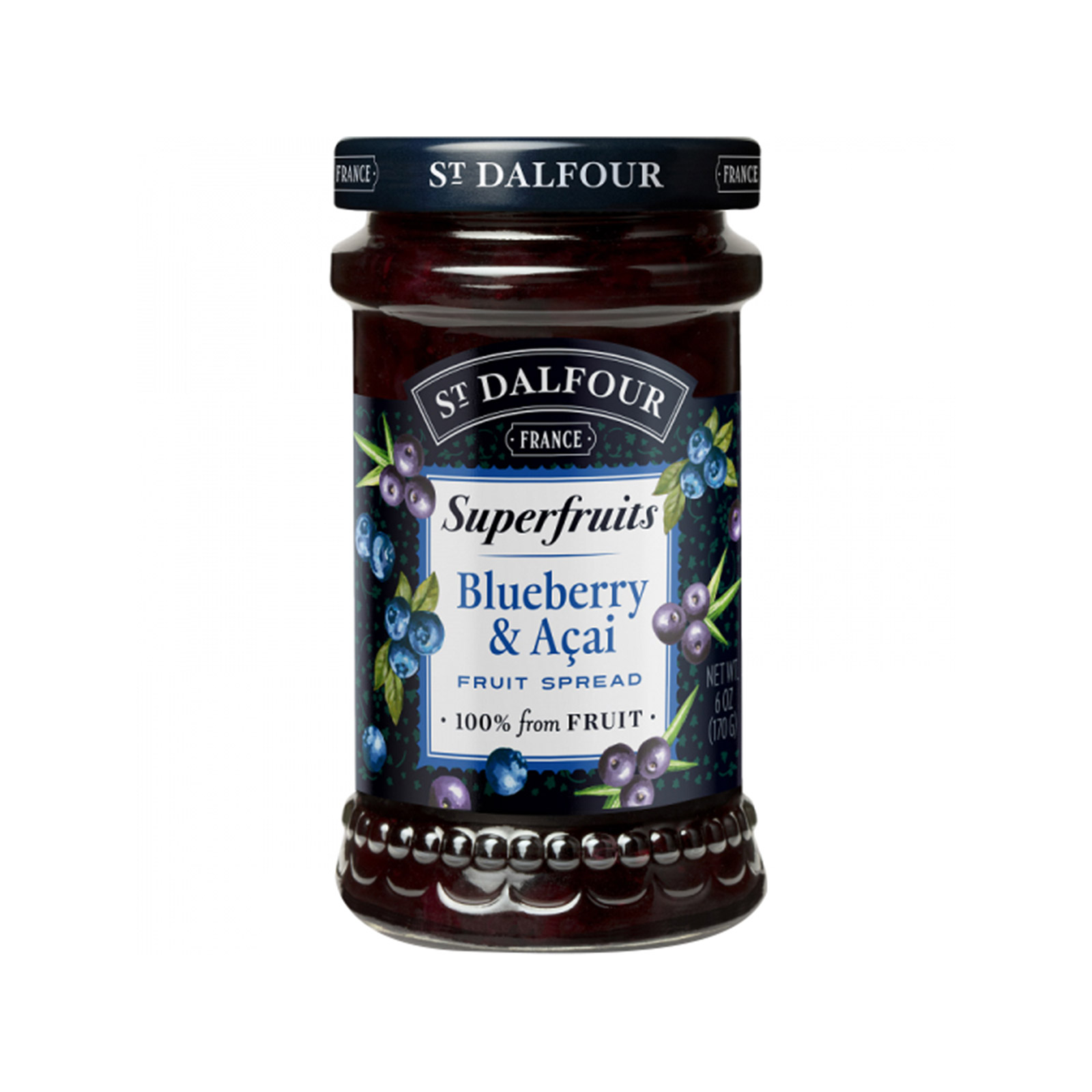 St. Dalfour μαρμελάδα blueberry & acai 170g εικόνα 1