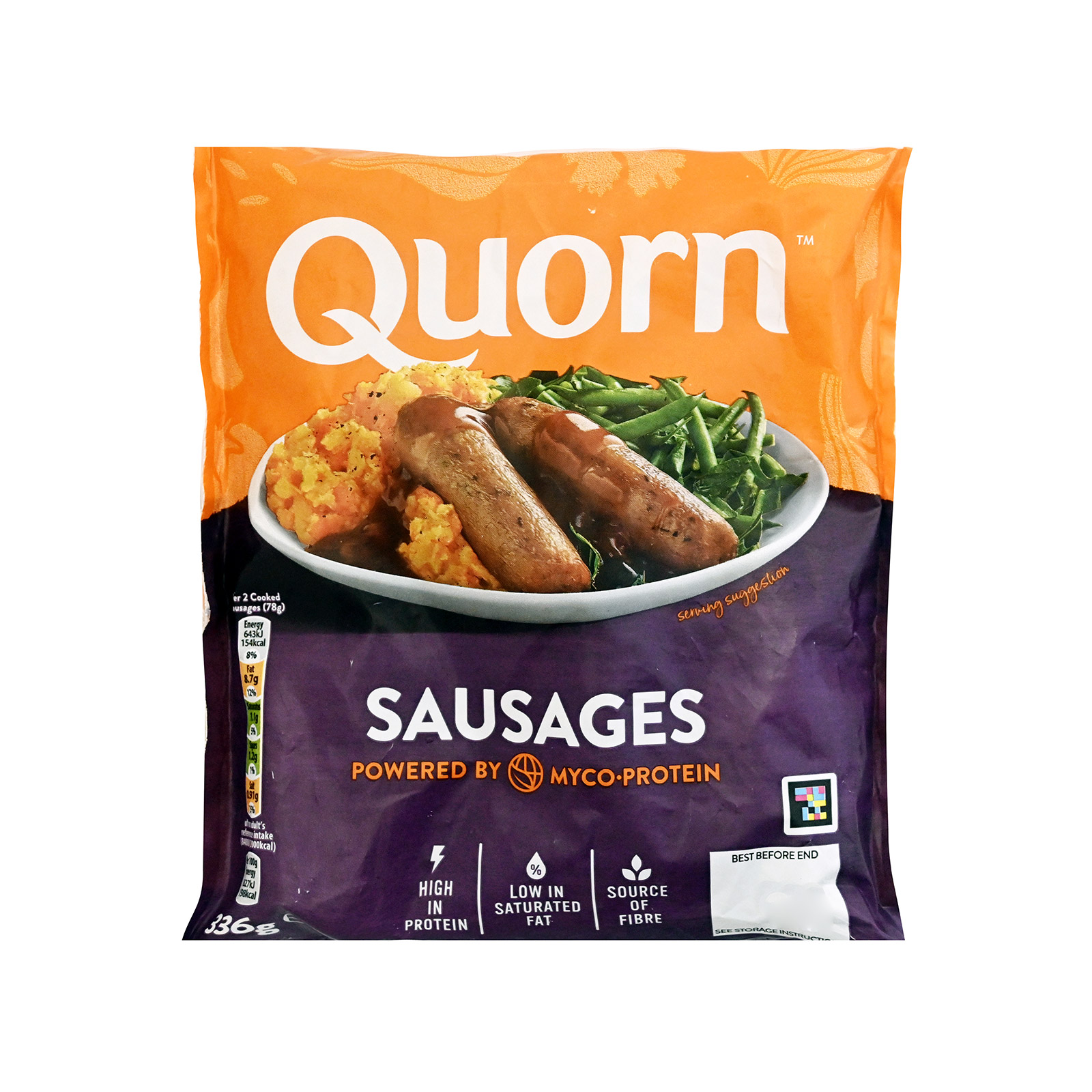 Quorn λουκάνικα φυτικά κατεψυγμένα 336g εικόνα 1