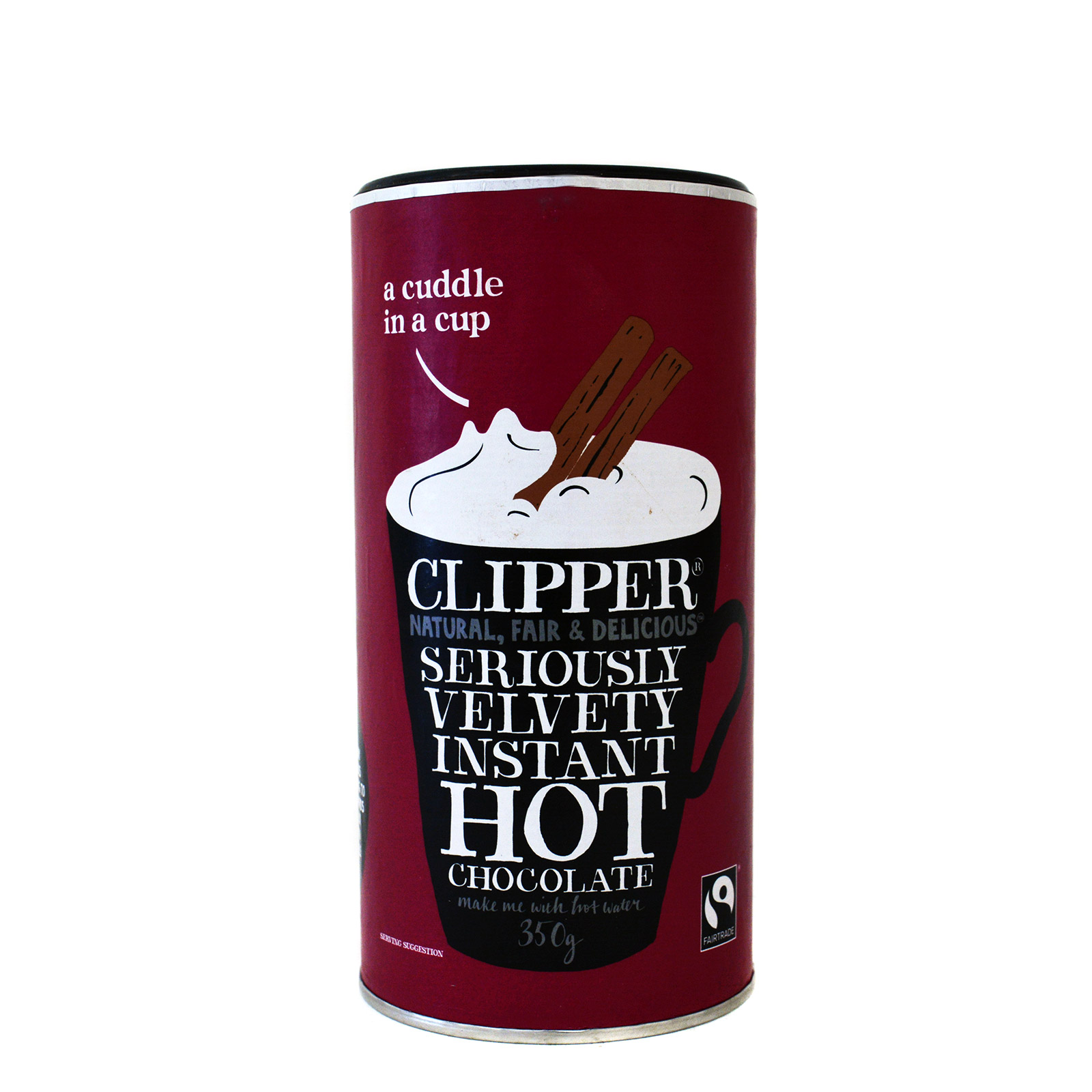 Clipper Velvety Instant Hot στιγμιαίο ρόφημα σοκολάτας 350g εικόνα 1
