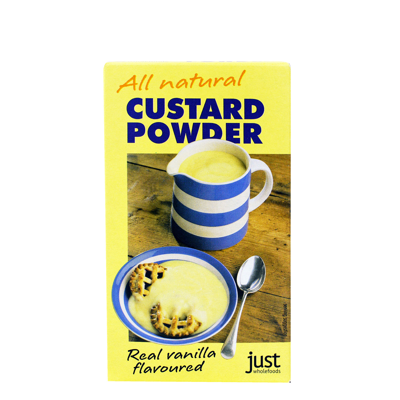 Just Wholefoods μείγμα κρέμα σκόνη real vanilla 100g εικόνα 1
