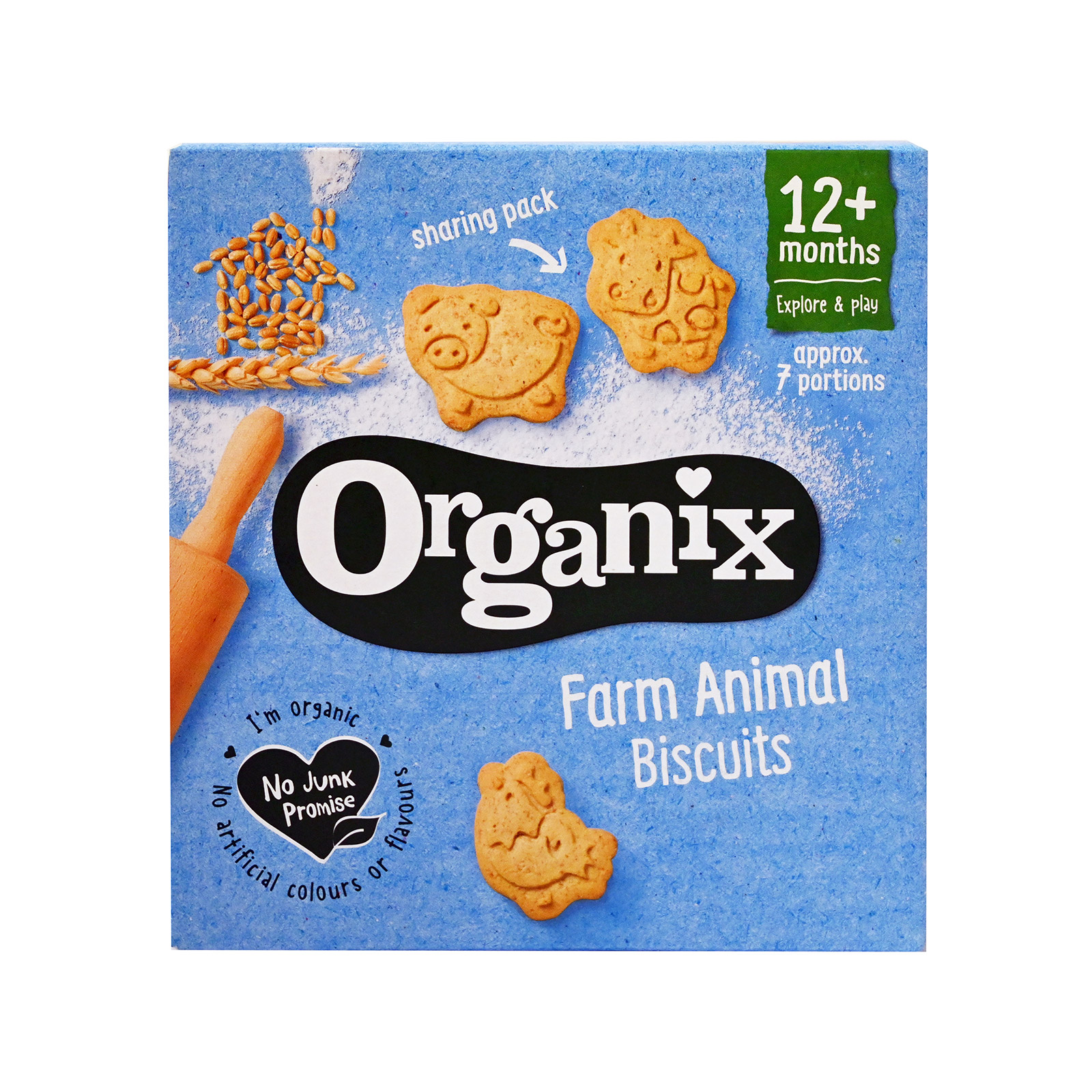 Organix Goodies μπισκότα παιδικά farm animal 100g εικόνα 1