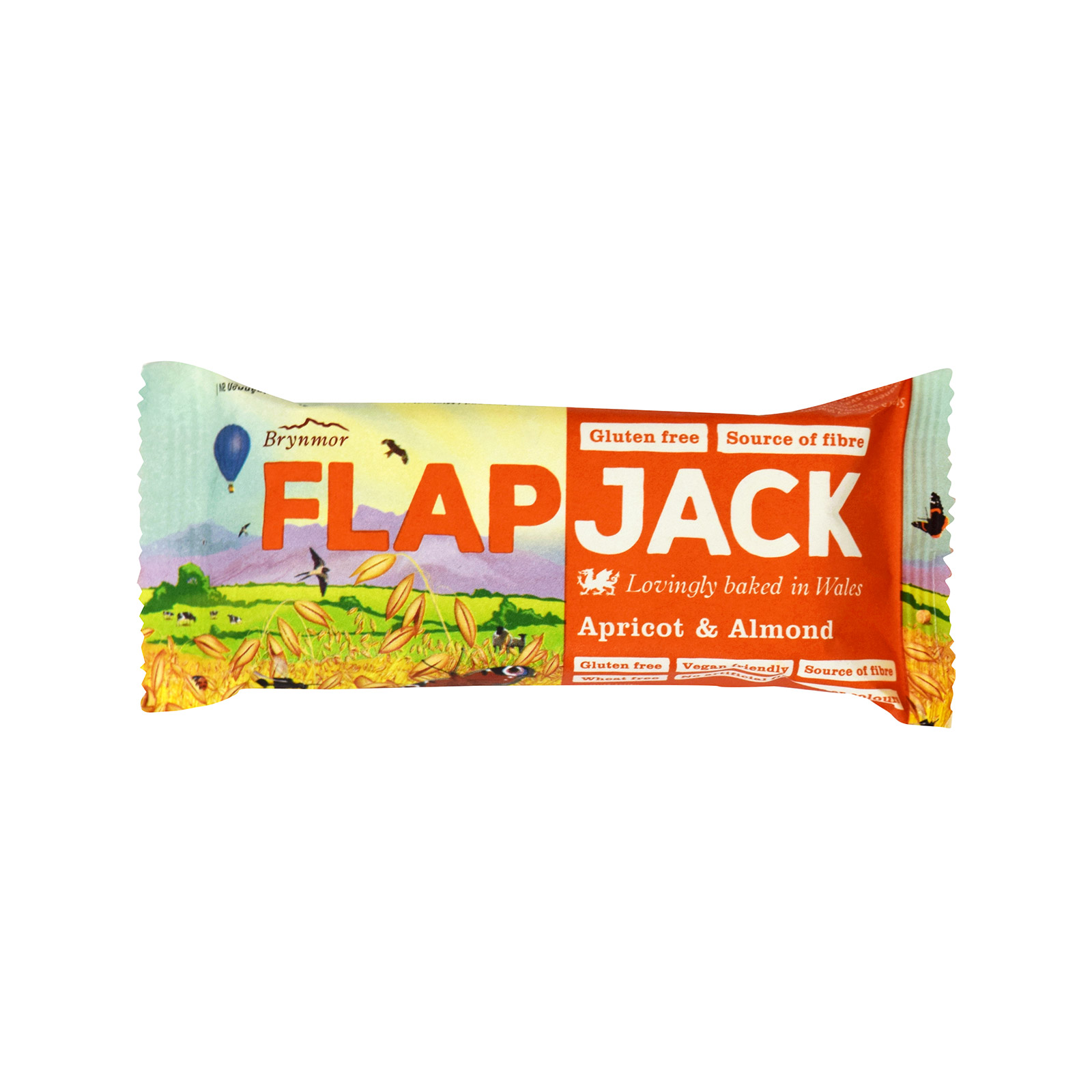 Wholebake Flapjack μπάρα βρώμης βερίκοκο & αμύγδαλο 80g εικόνα 1