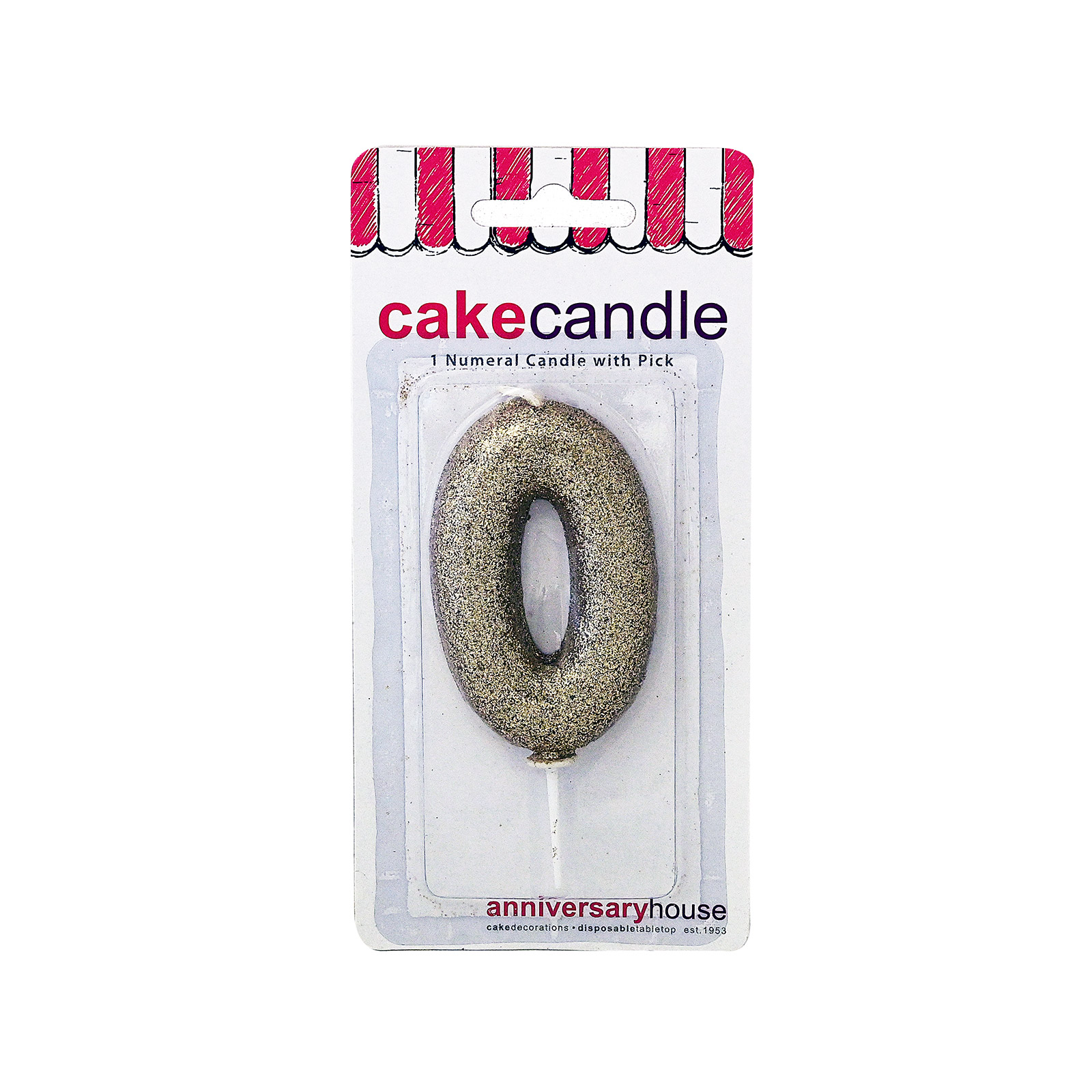 Cake Candle κερί αριθμός νο0 εικόνα 1