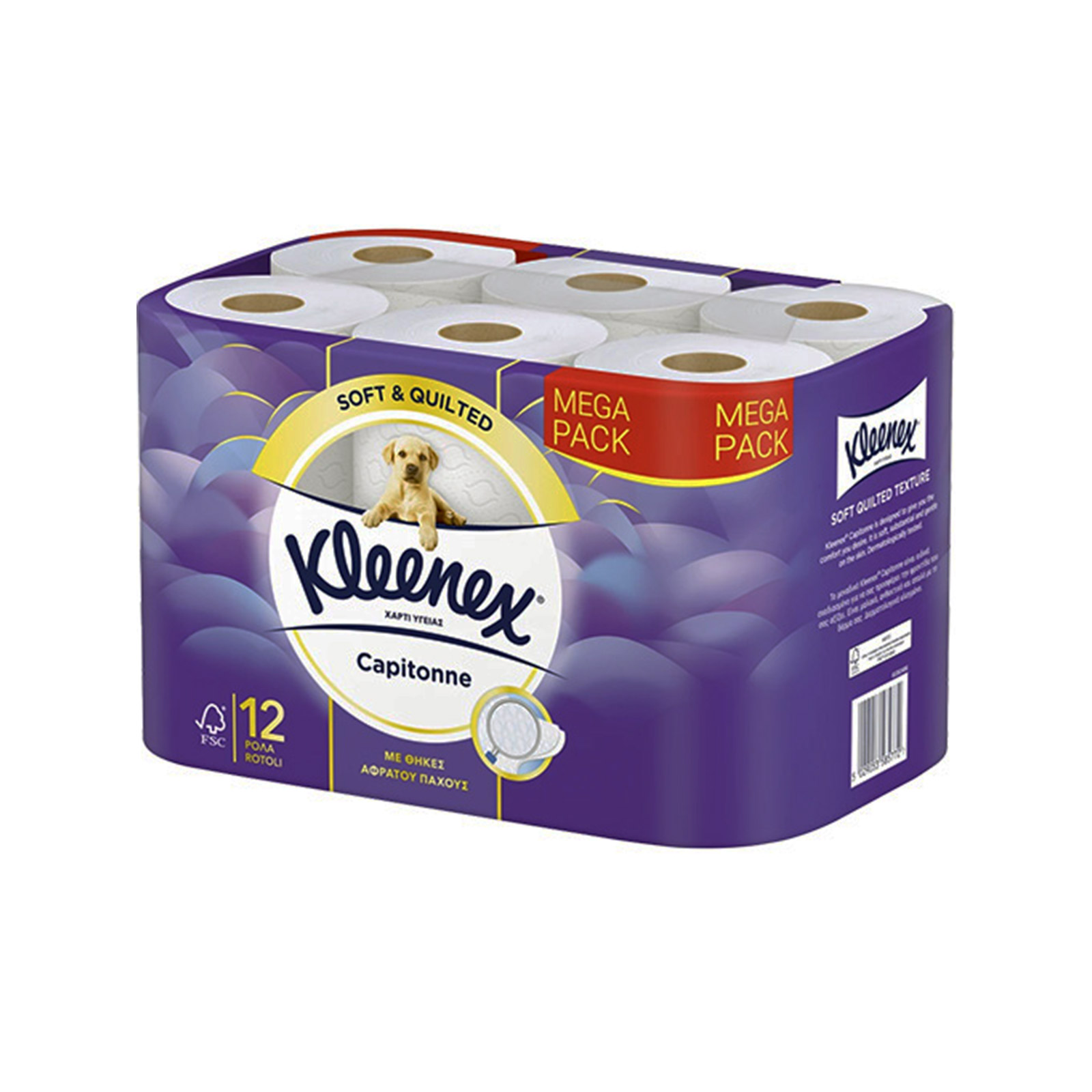 Kleenex Capitonne ρολο χαρτί υγείας 12τεμ εικόνα 1