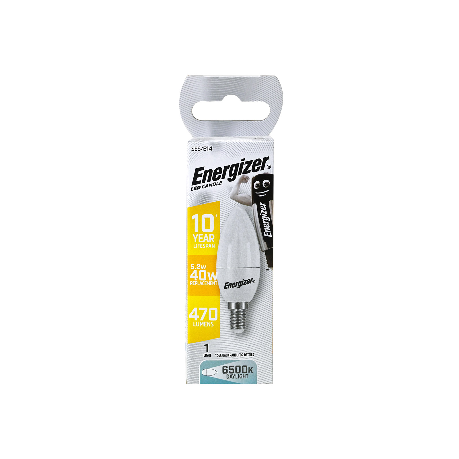Energizer E14 λάμπα led κερί - λευκό φως εικόνα 1