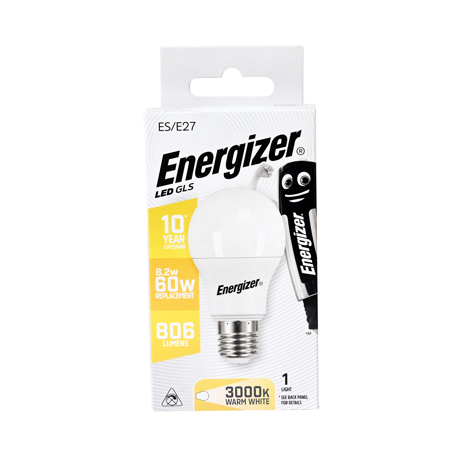 Energizer E27 λάμπα βιδωτή/ θερμό φως εικόνα 1