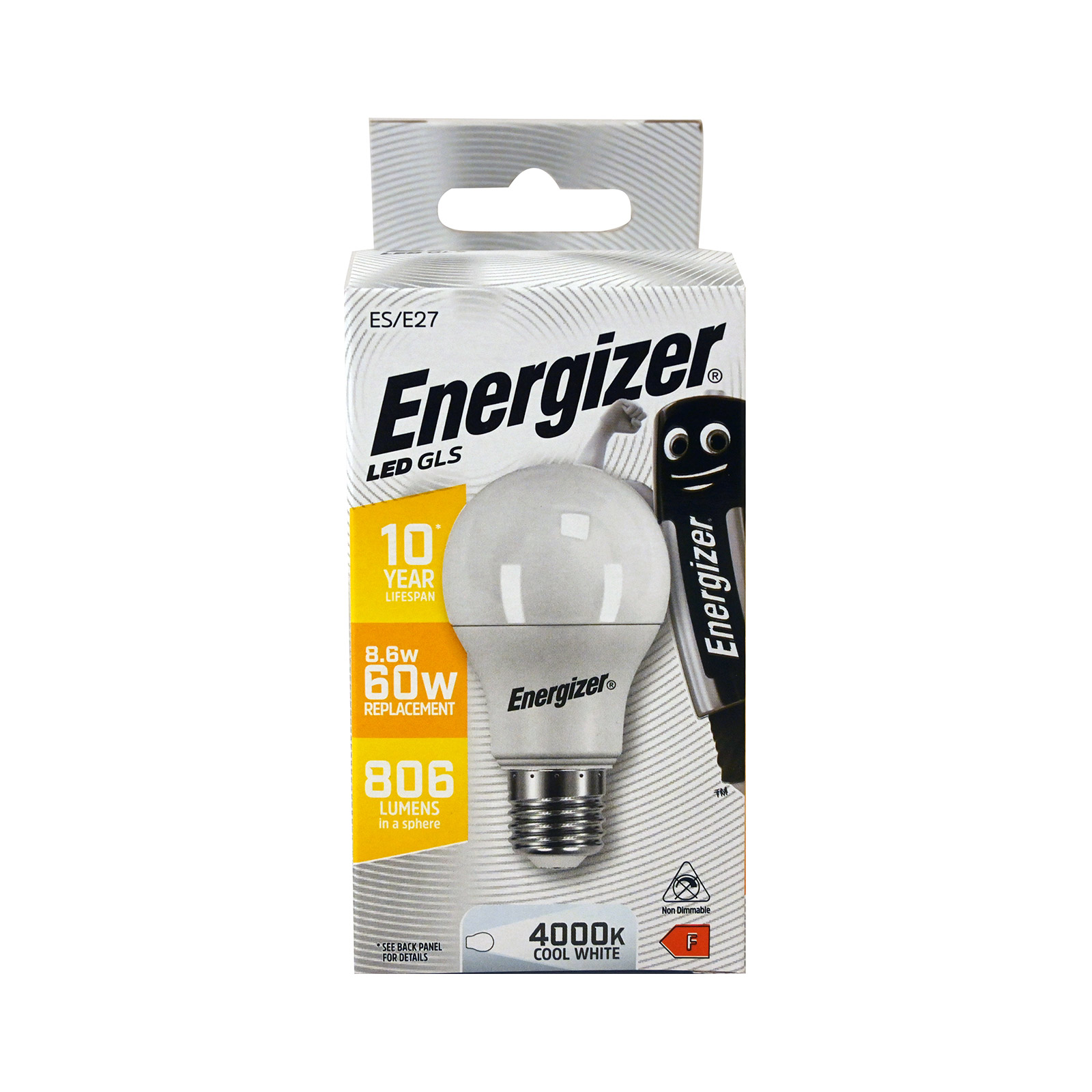 Energizer E27 λάμπα led βιδωτή / cool white 8,2w εικόνα 1