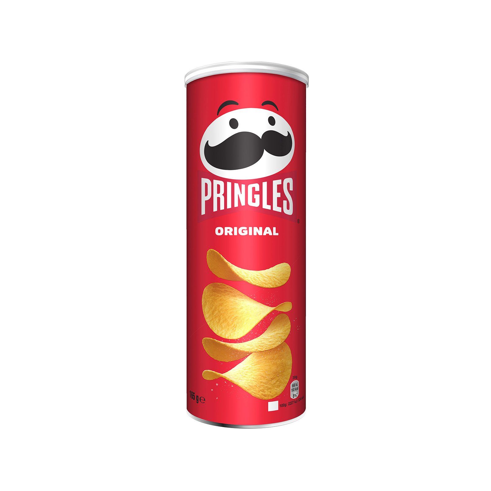 Pringles τσιπς πατατάκια original σνακ 165g εικόνα 1