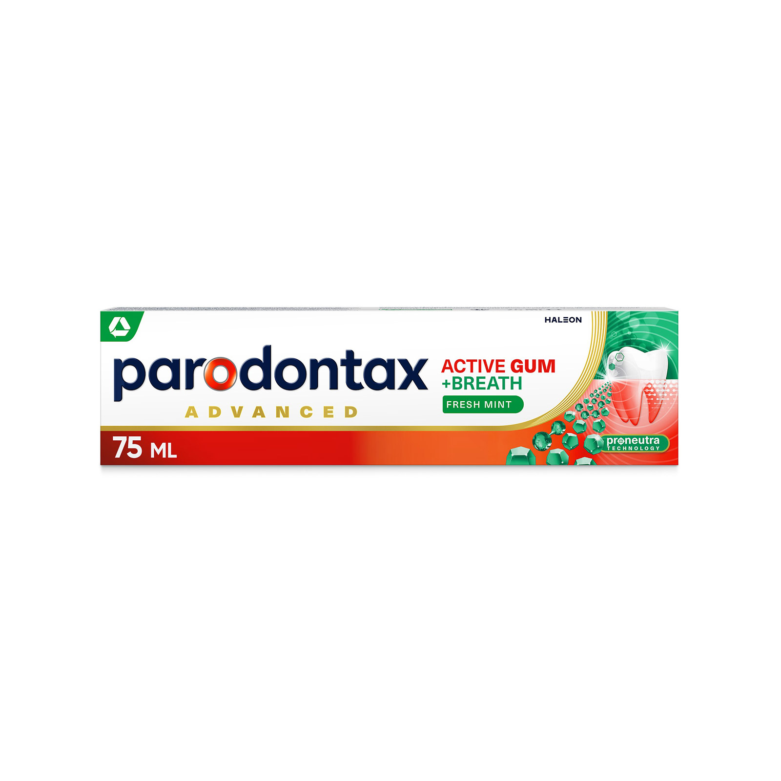 Paradontax Active Gum & Breath οδοντόκρεμα 75ml εικόνα 1