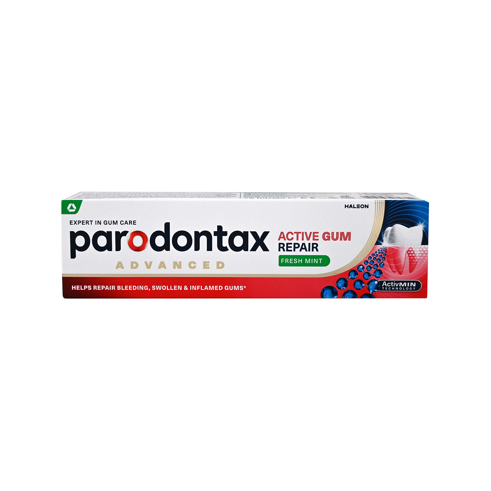 Paradontax Active gum repair οδοντόκρεμα fresh mint 75ml εικόνα 1