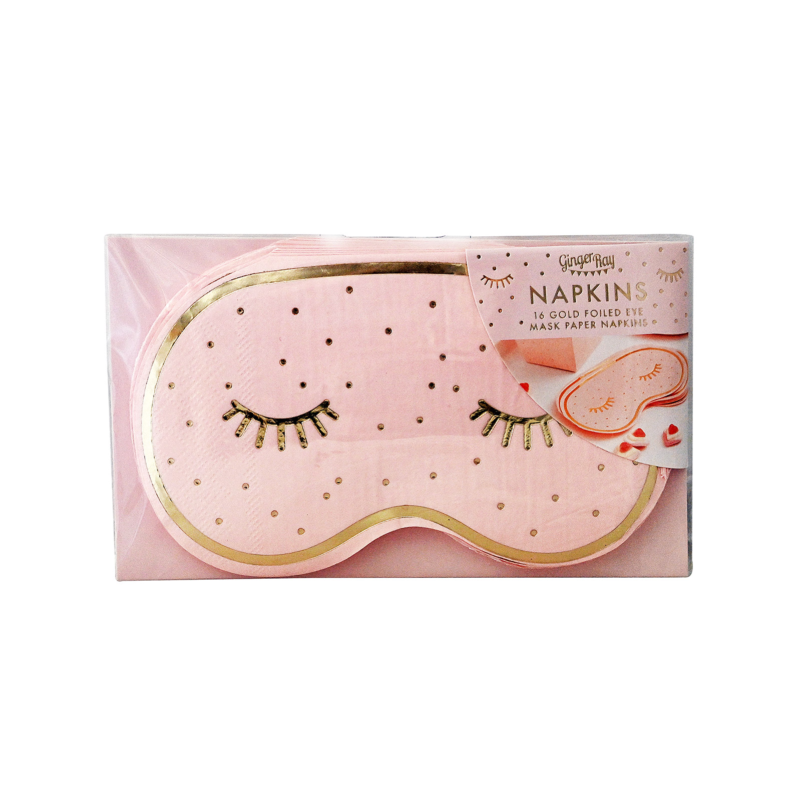 Ginger Ray χαρτοπετσέτες eyes mask paper 16τεμ εικόνα 1