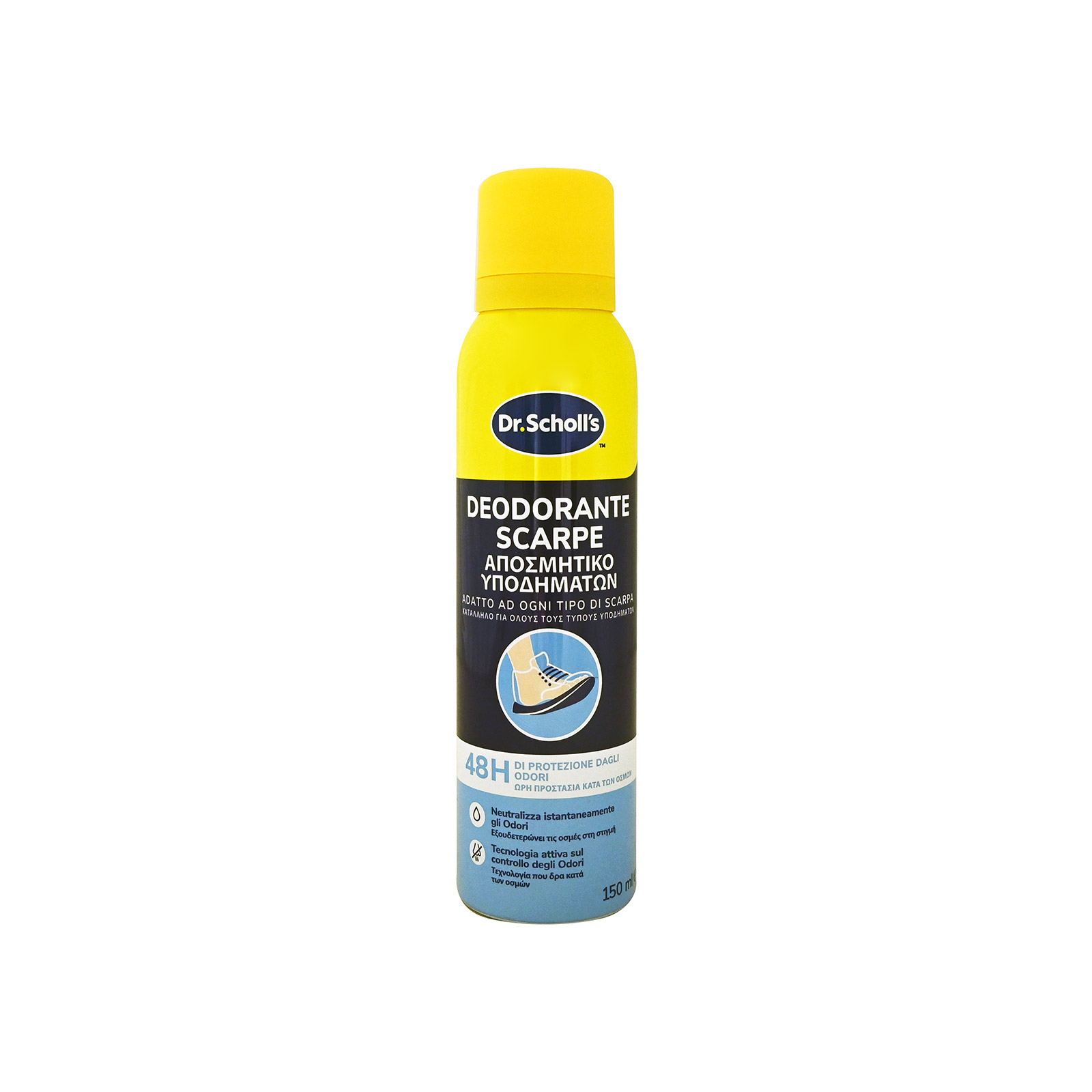 Dr.Scholl's spray αποσμητικό υποδημάτων 150ml εικόνα 1