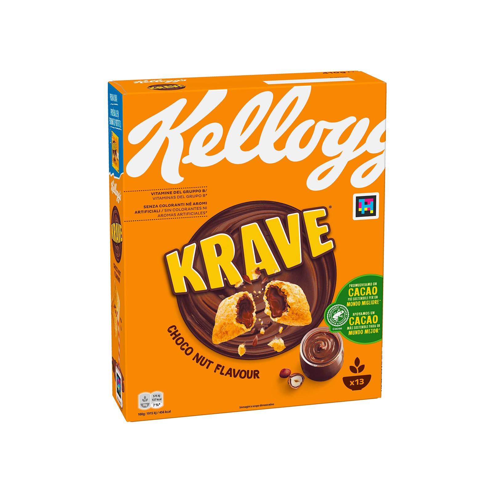 Kellogg's Krave δημητριακά choco nut 410g εικόνα 1
