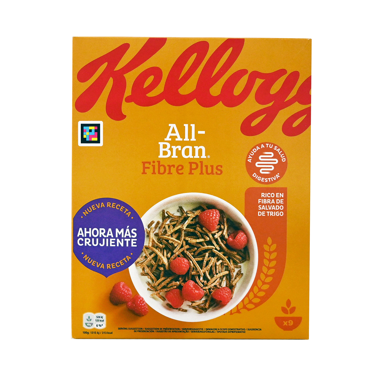 Kellogg's All Bran δημητριακά fibre plus 375g εικόνα 1