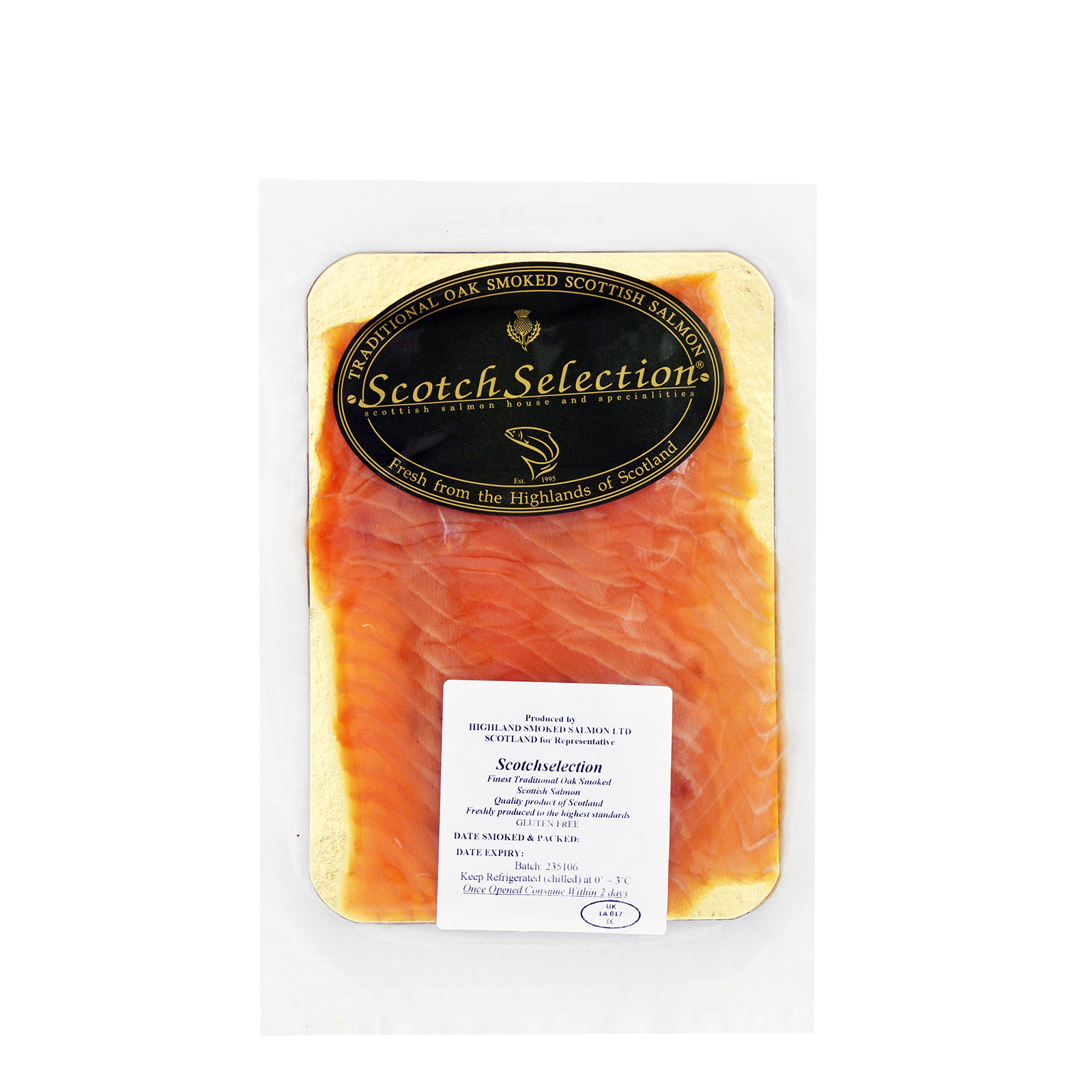 Scotch Selection σολομός καπνιστός τυποποιημένος 100g εικόνα 1