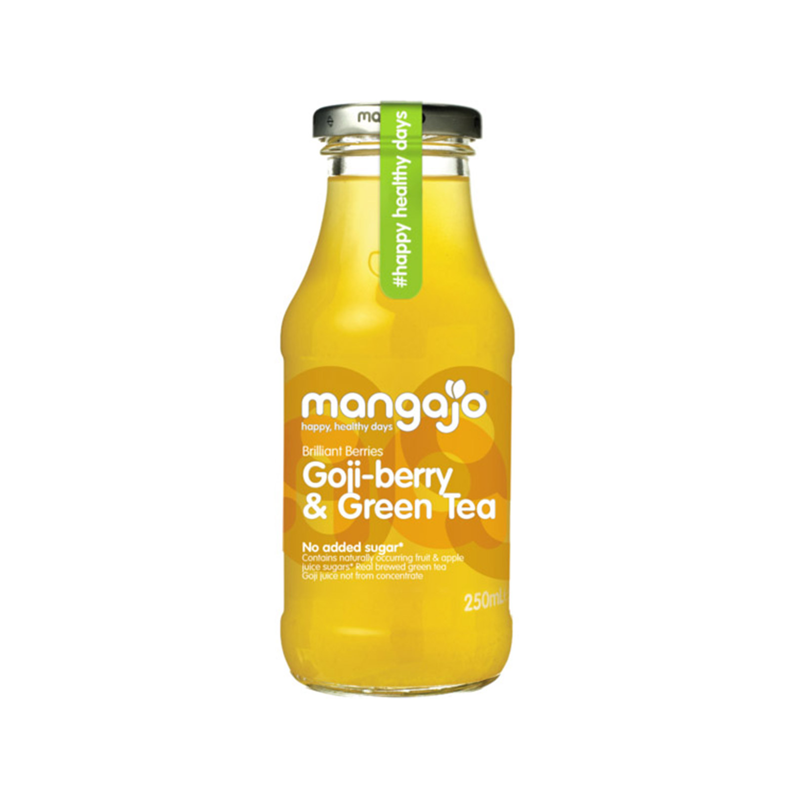 Mangajo αναψυκτικό χωρίς ανθρακικό/ με τσάι & χυμό goji berry 250ml εικόνα 1