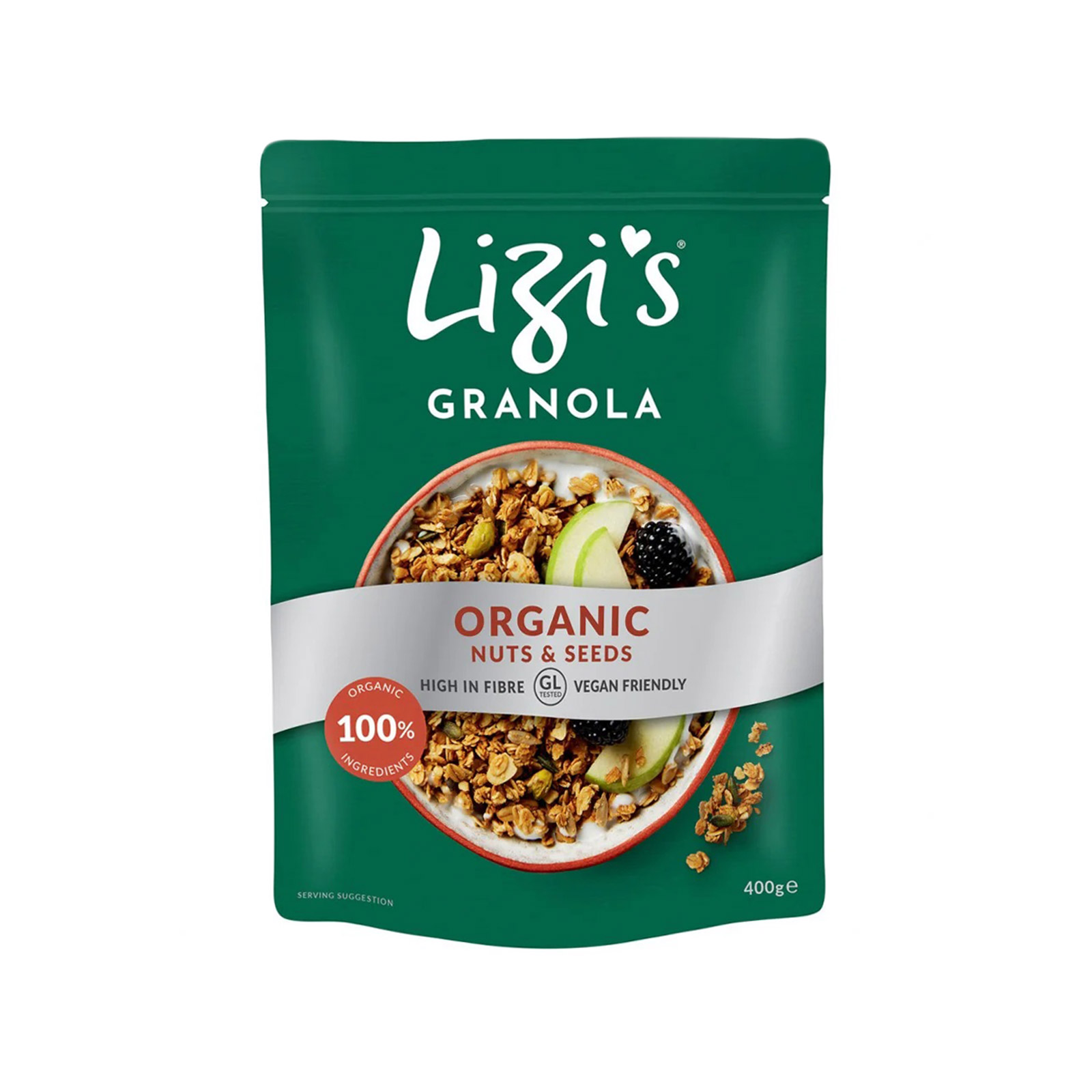 Lizi's δημητριακά granola nuts & seeds 400g εικόνα 1