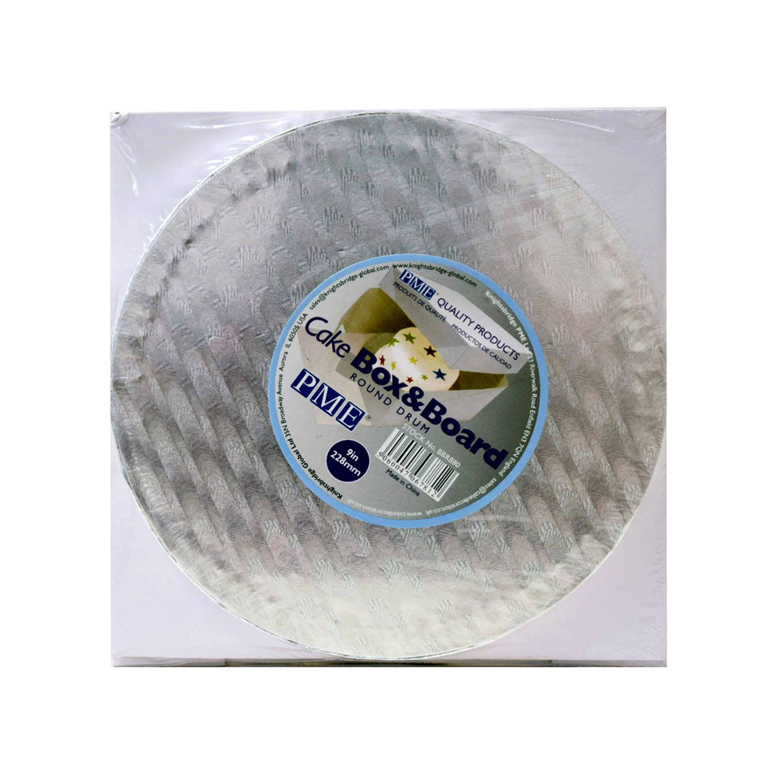 Pme κουτί συσκευασίας κεϊκ χάρτινο & βάση εικόνα 1