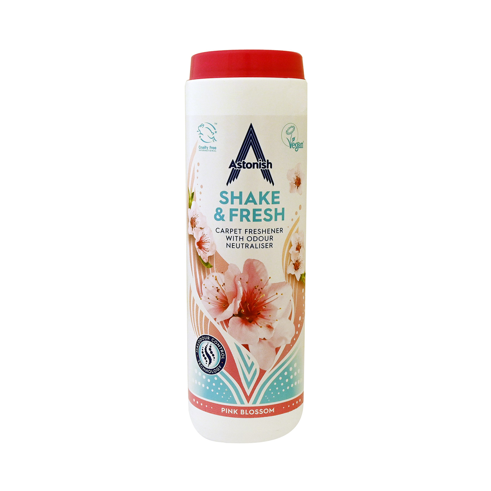 Astonish Shake & Fresh σκόνη φρεσκαρίσματος χαλιών pink blossom 350g εικόνα 1