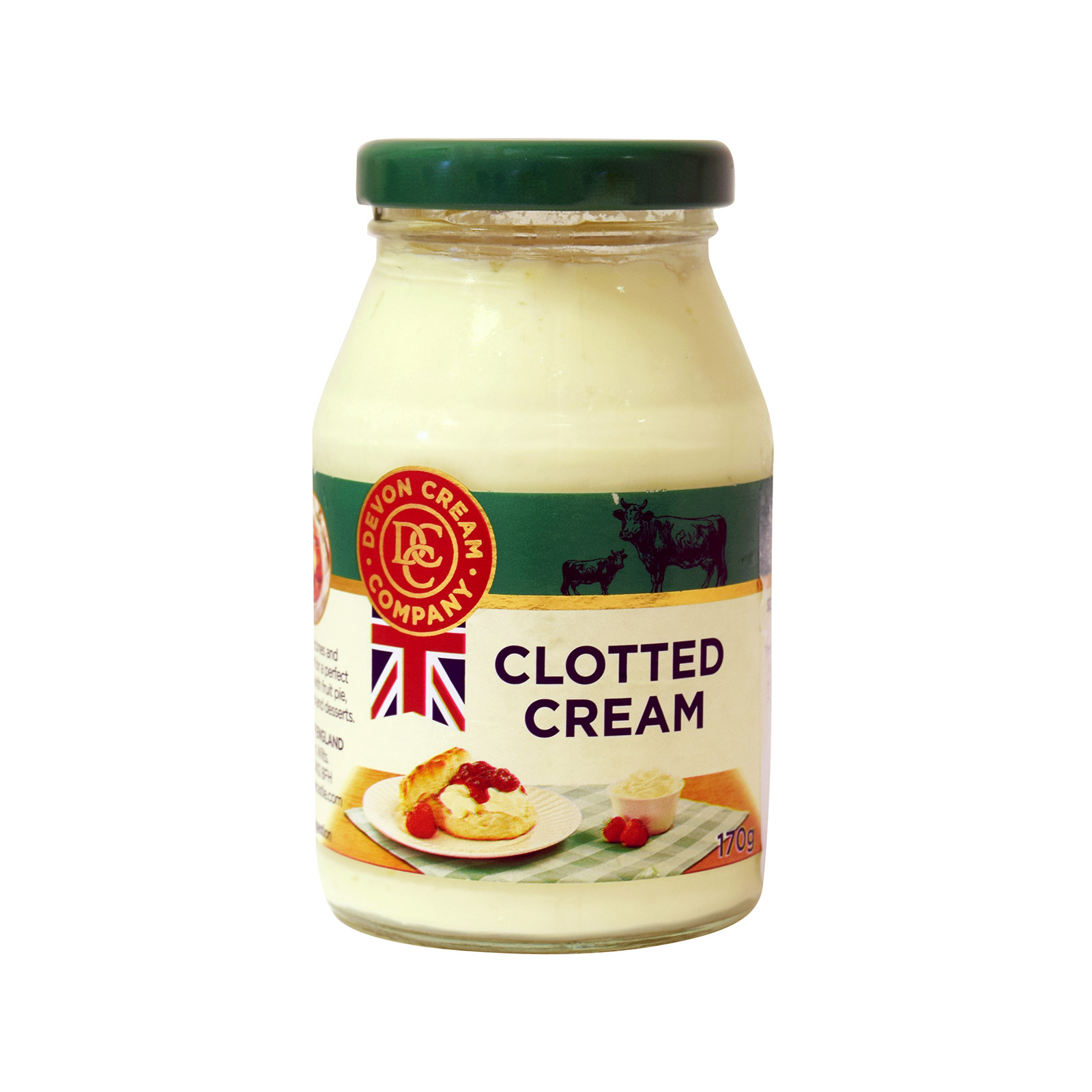 The Devon Cream Company Clotted Cream pasteurized cow milk cream 170g image 1
