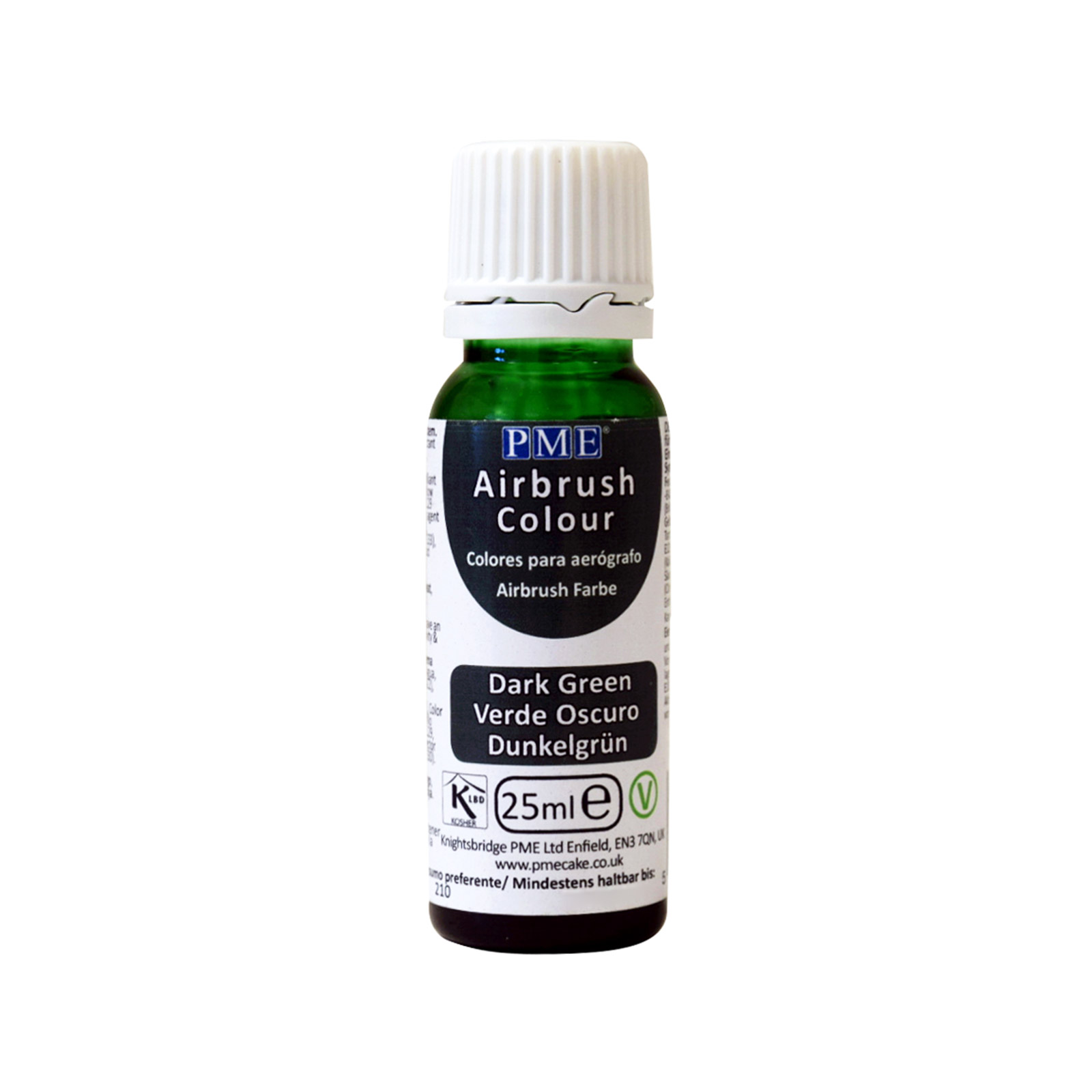Pme airbrush pastry color dark green 25ml image 1